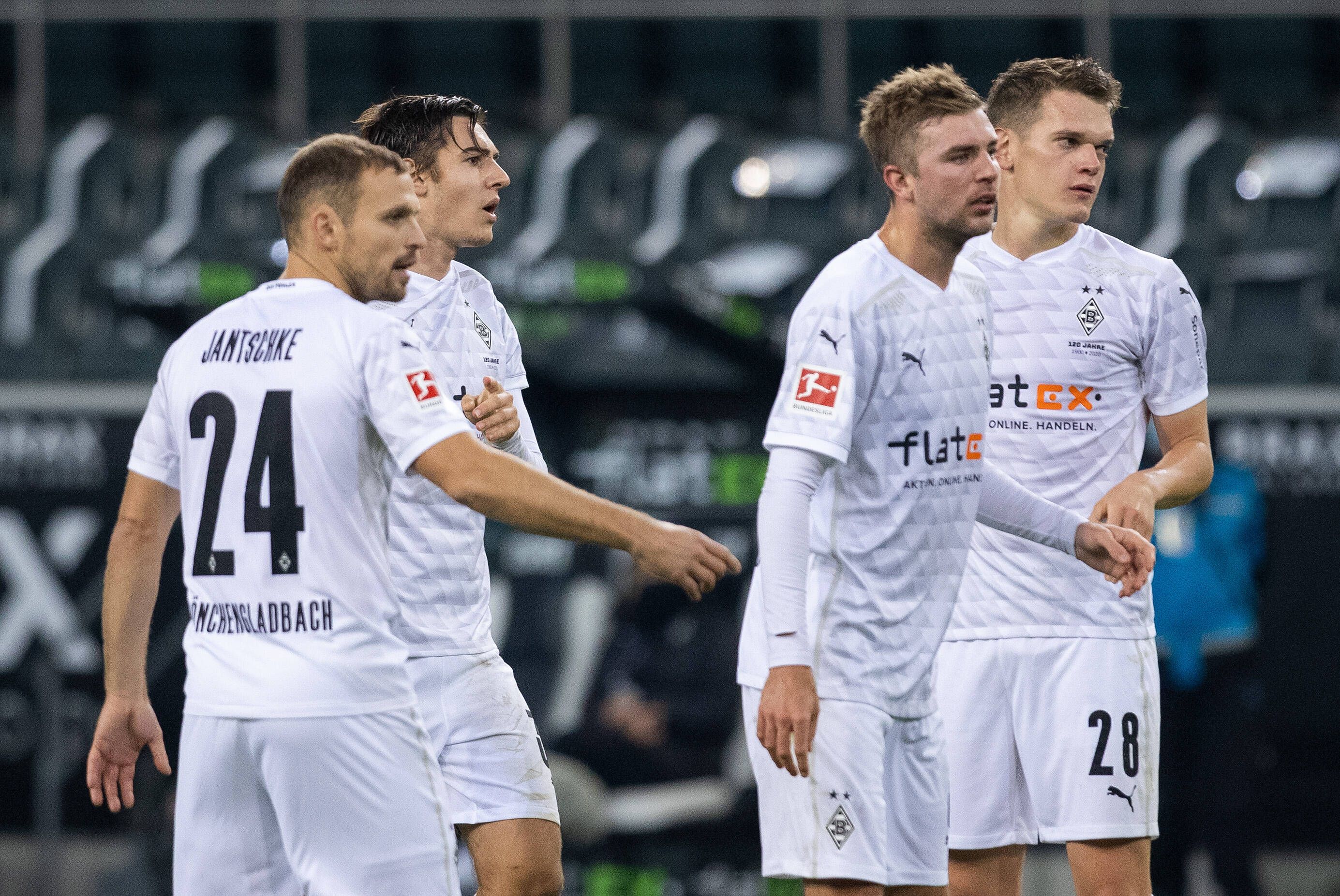 Borussia-Spieler ärgern sich.