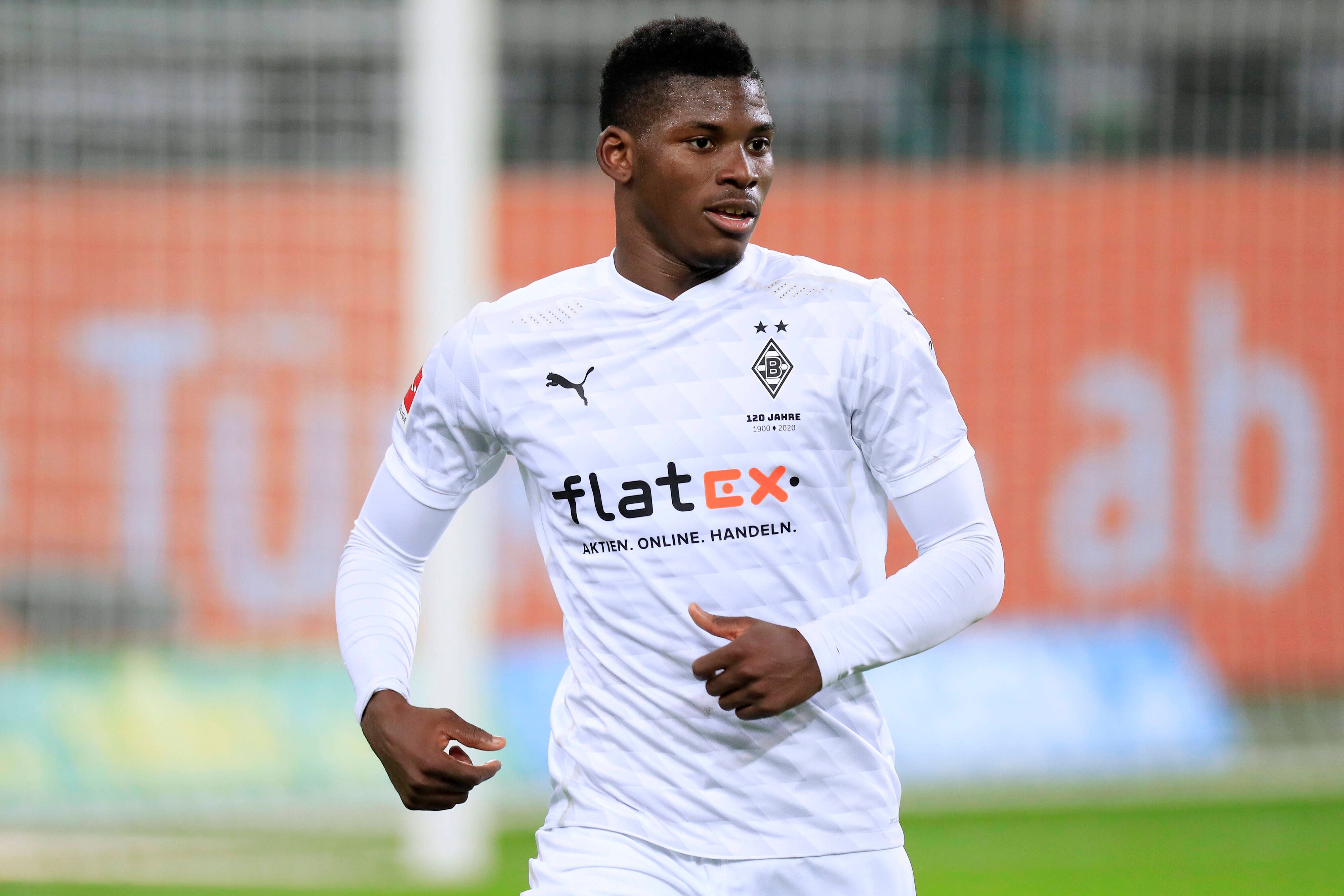 Borussia Mönchengladbachs Breel Embolo im Champions-League-Spiel bei Inter Mailand.