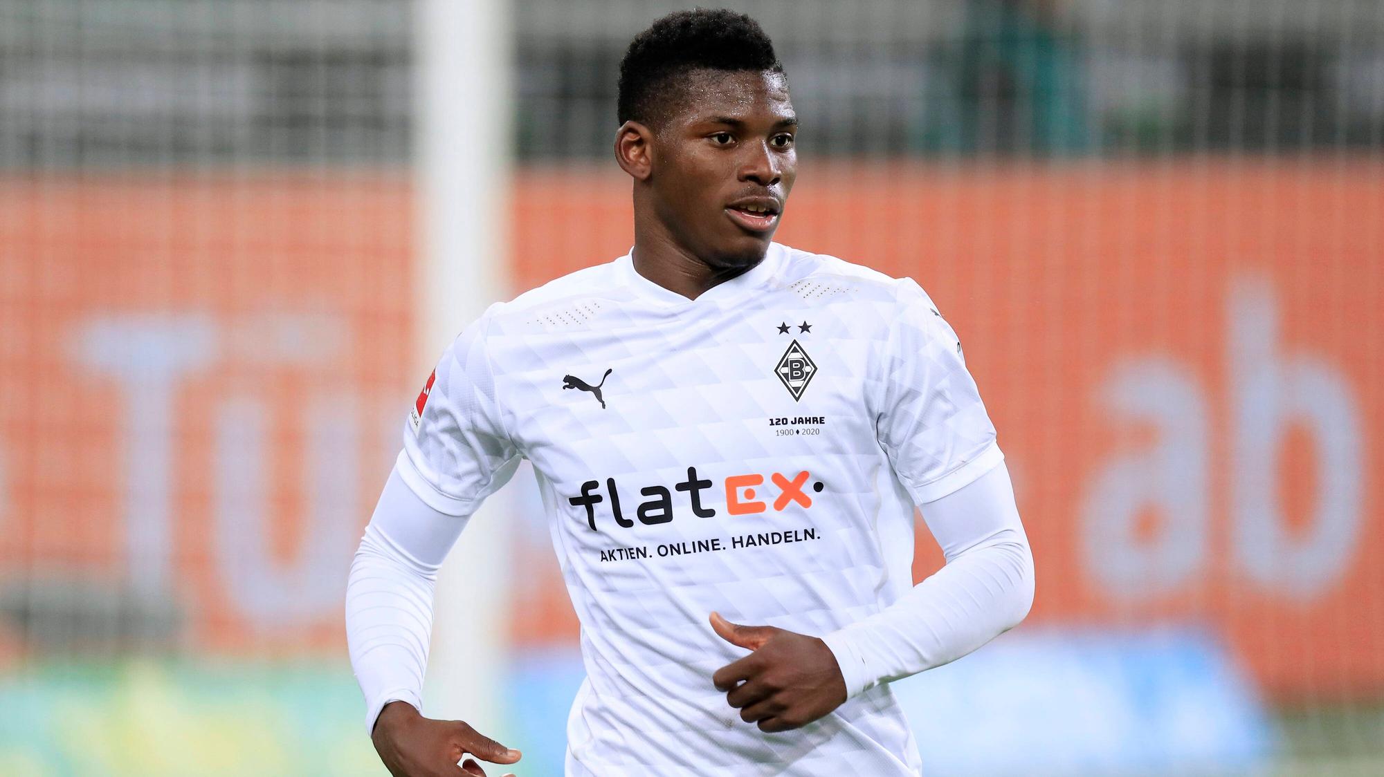 Borussia Mönchengladbachs Breel Embolo im Champions-League-Spiel bei Inter Mailand.
