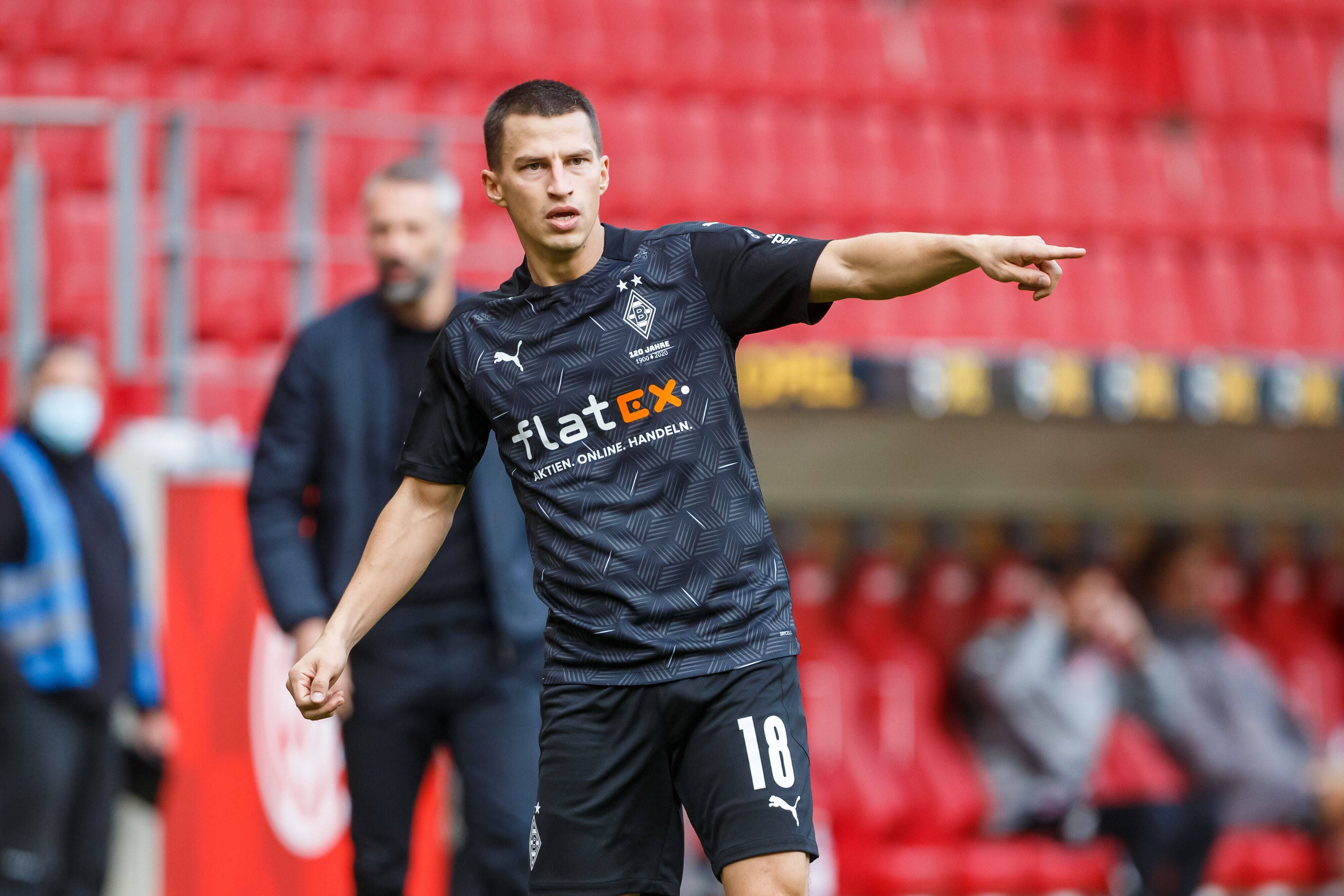Borussias Rechtsverteidiger Stefan Lainer im Spiel gegen Mainz 05.