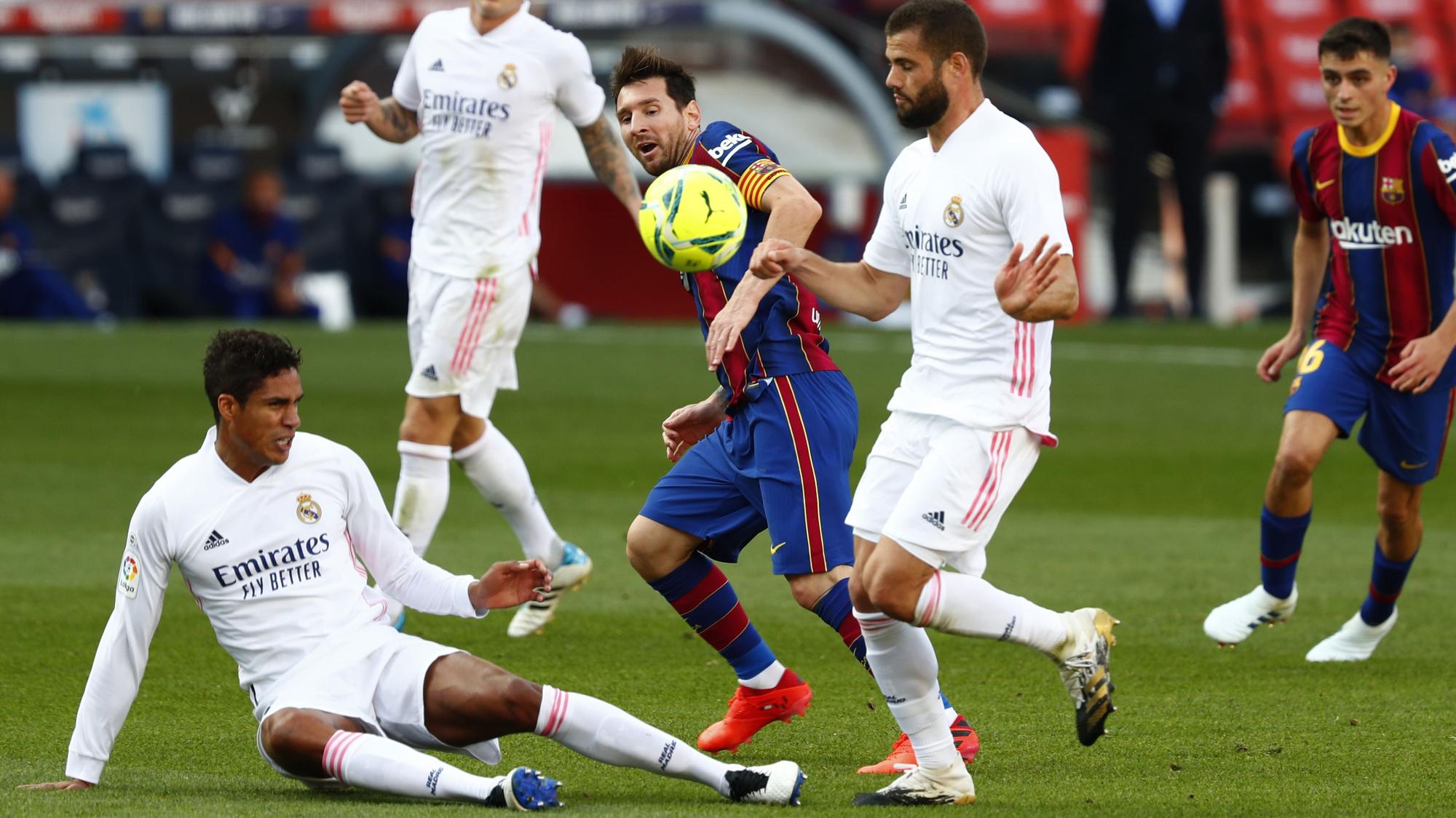 Die Königlichen stimmten sich am Samstag im Camp Nou auf das Duell mit der Borussia ein.