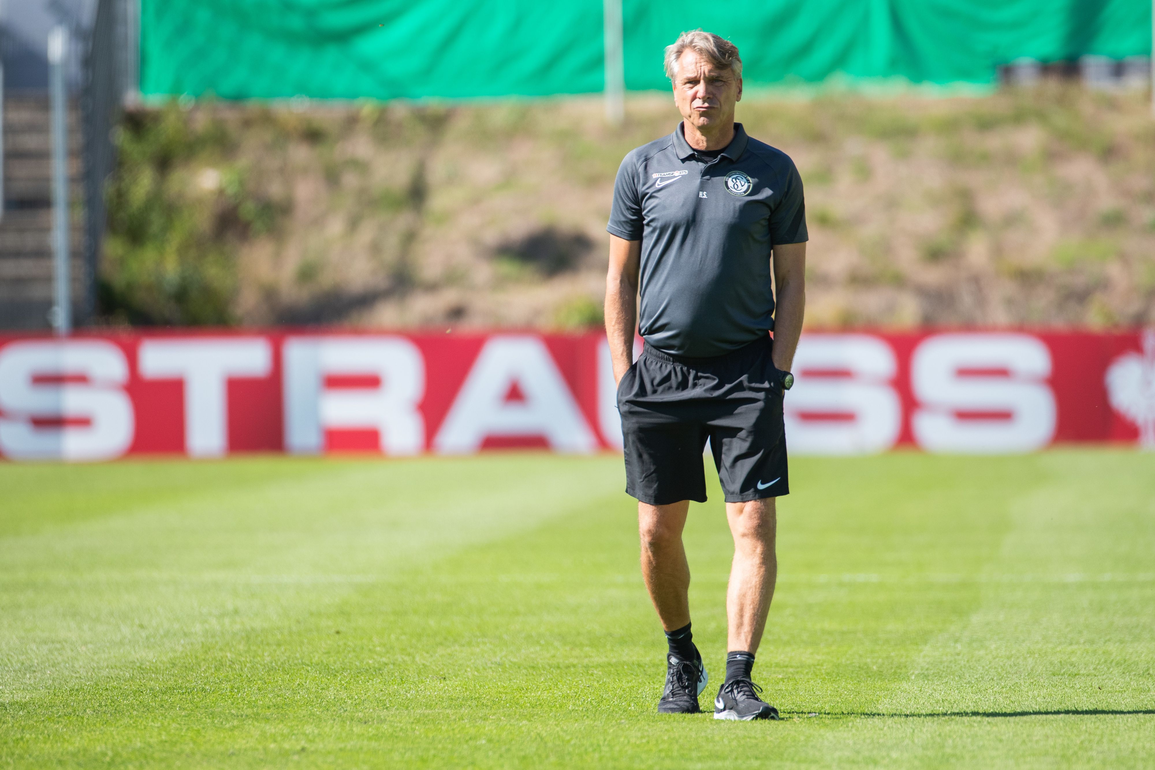Horst Steffen spielte in der ersten Pokalrunde mit Elversberg gegen den FC St. Pauli.
