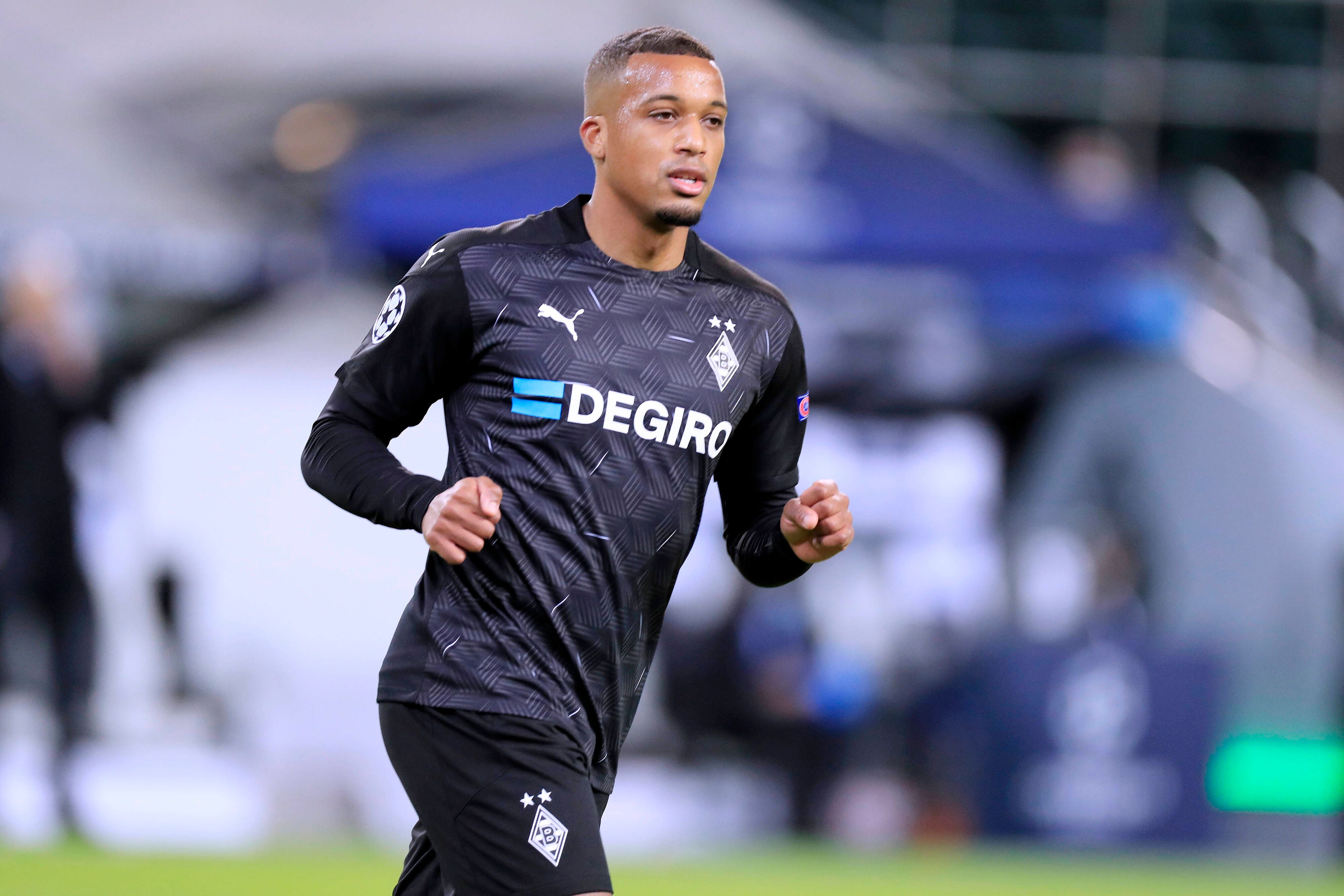 Borussia-Stürmer Alassane Plea, hier beim Champions-League-Duell Ende Oktober im Borussia-Park gegen Real Madrid, ist positiv auf das Covid-19 getestet worden.