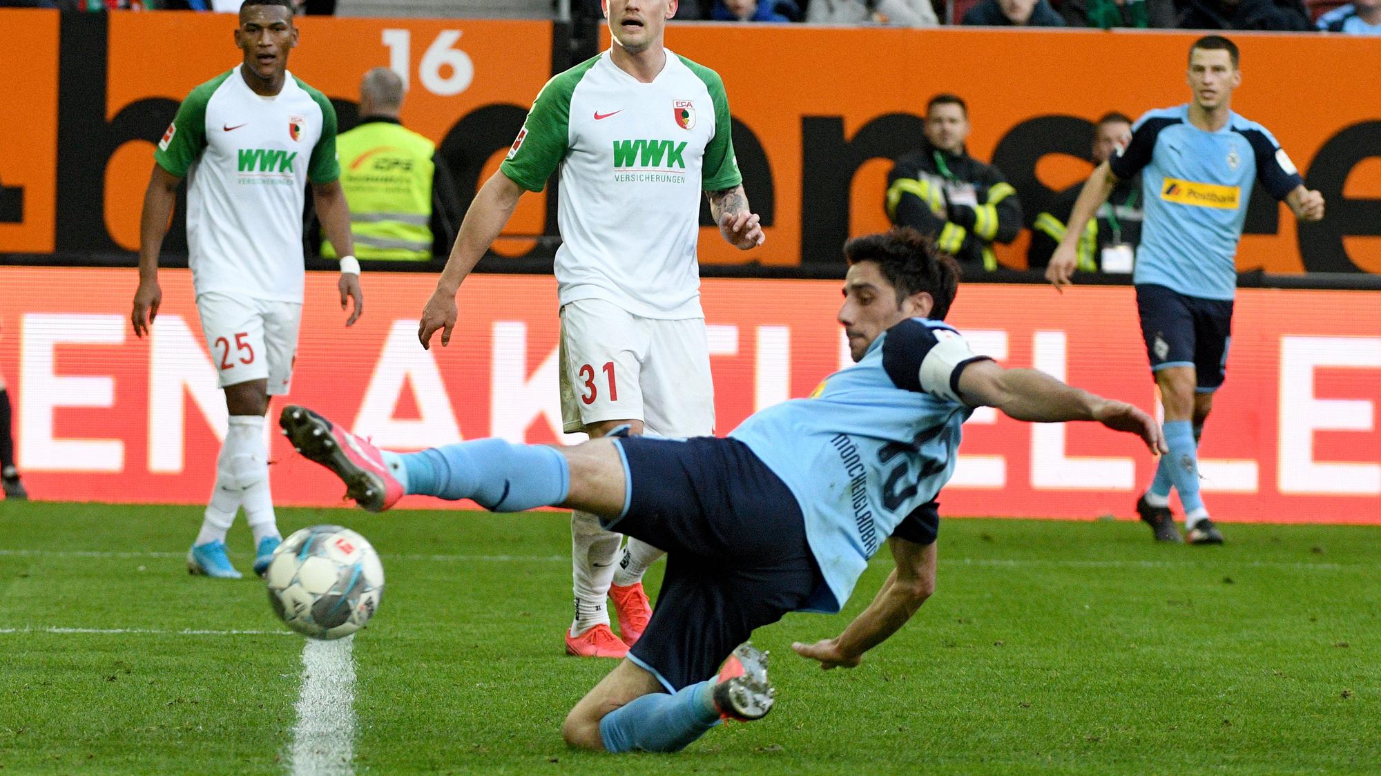 Lars Stindl hat mit zwei Treffern das letzte Spiel gegen den FCA im Februar entschieden.