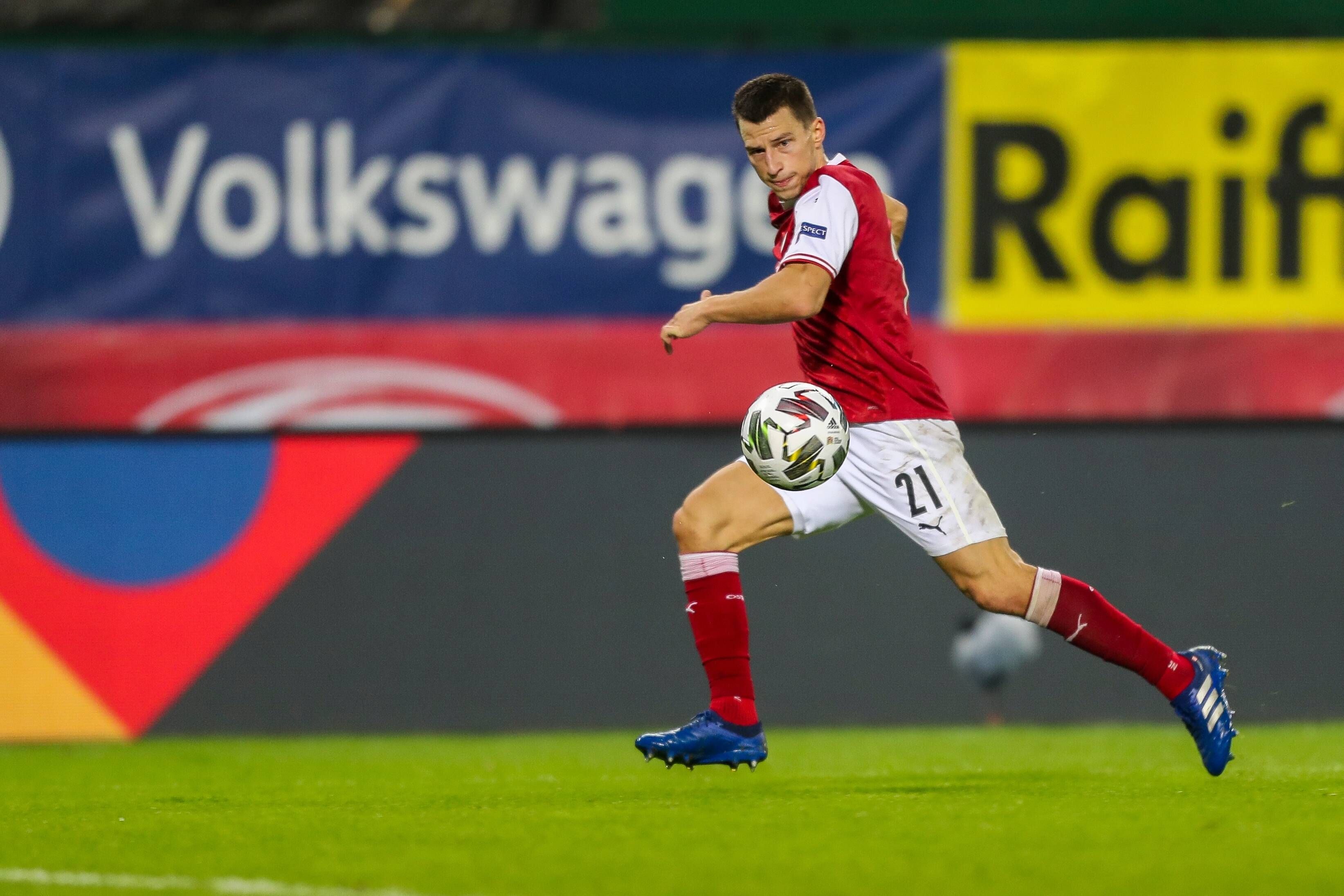 Gladbachs Stefan Lainer hat gegen Norwegen sein 18. Pflichtspiel seit Anfang September bestritten.