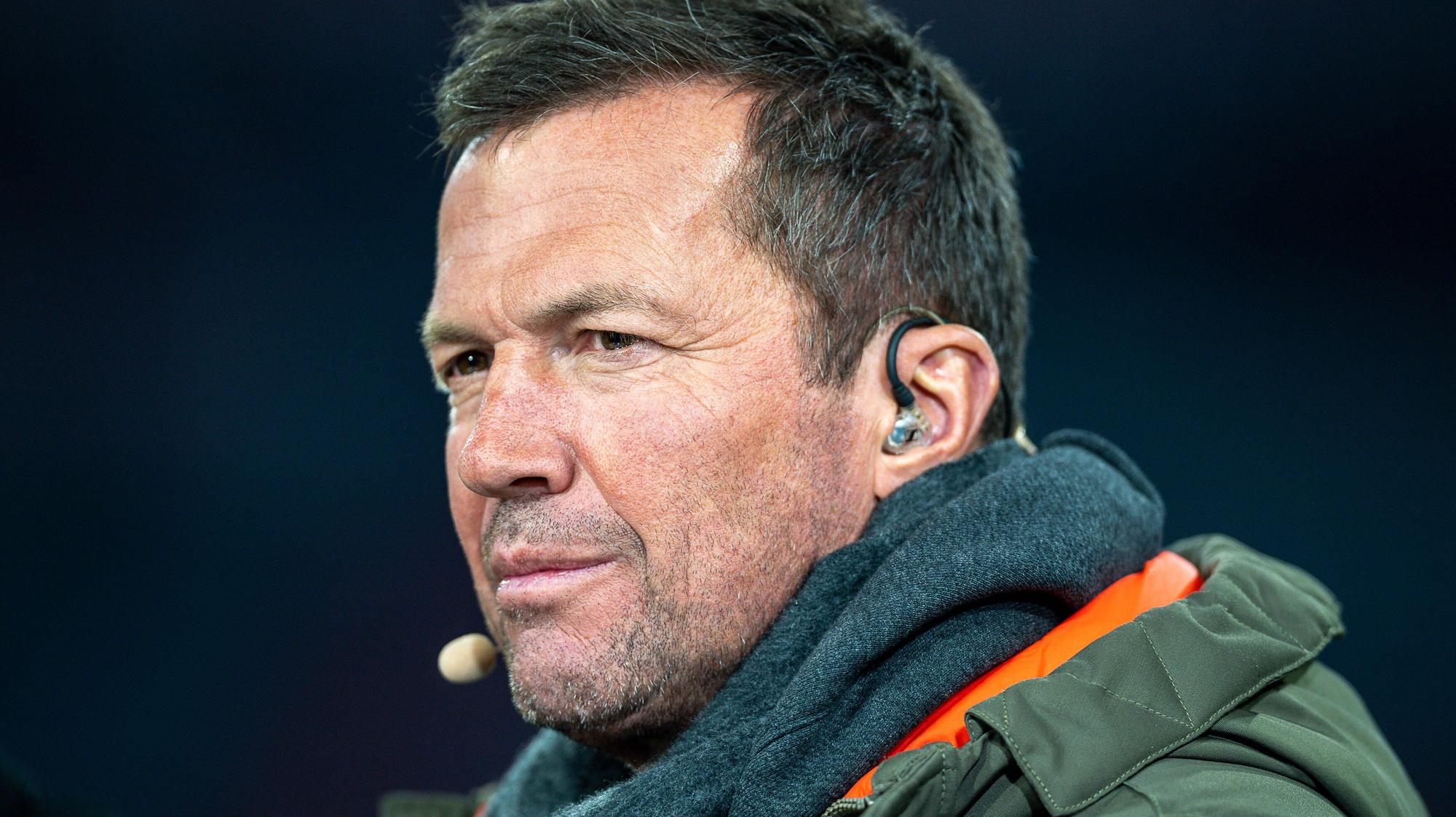 Lothar Matthäus bei einer TV-Übertragung des Senders "Sky".