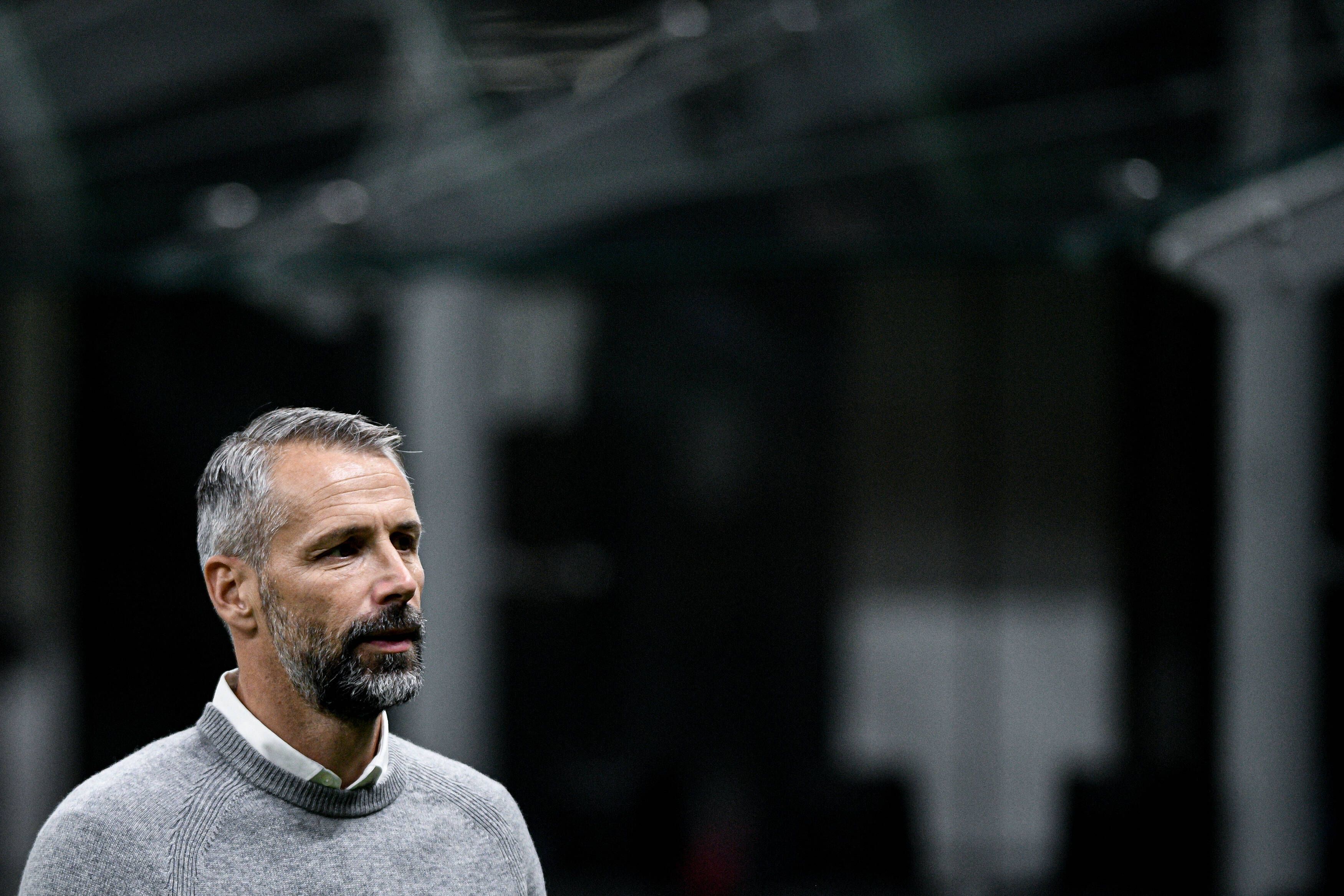 Borussia-Trainer Marco Rosebeim Champions-League-Auswärtsspiel der Fohlen bei Inter Mailand.