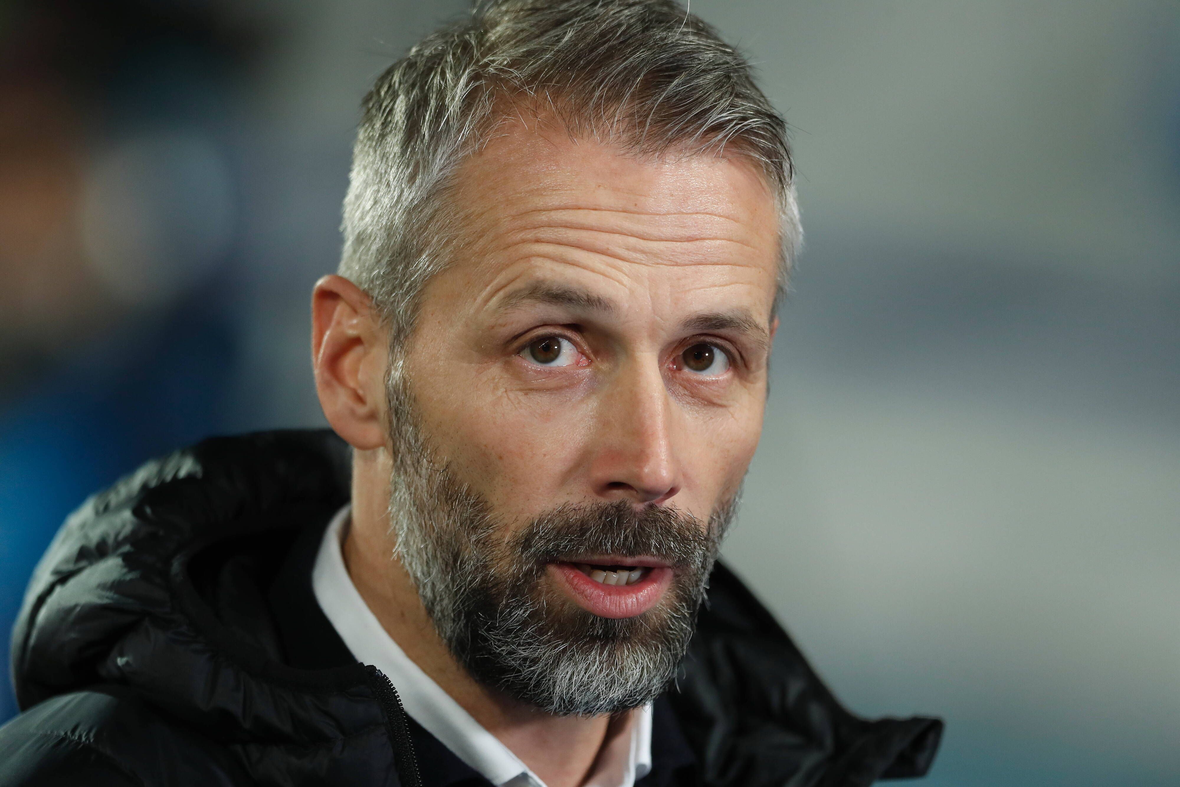 Marco Rose, Trainer der Gladbacher Borussia, hier am 9. Dezember 2020 in Madrid, hat sich zu den Wechsel-Gerüchten um seine Person geäußert.