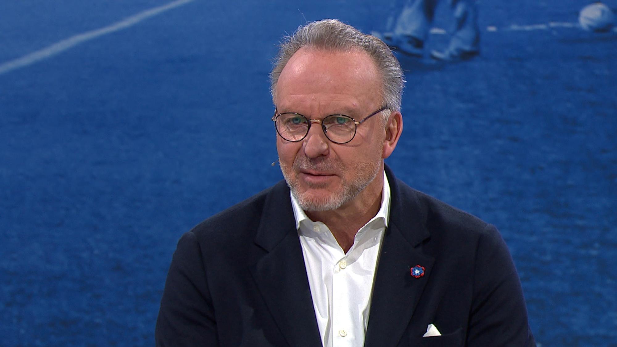 Bayern-Boss Karl-Heinz Rummenigge diskutierte am Sonntagmorgen mit seinen Kollegen im Sport1-Doppelpass über Thurams Spuck-Attacke gegen Hoffenheims Stefan Posch.