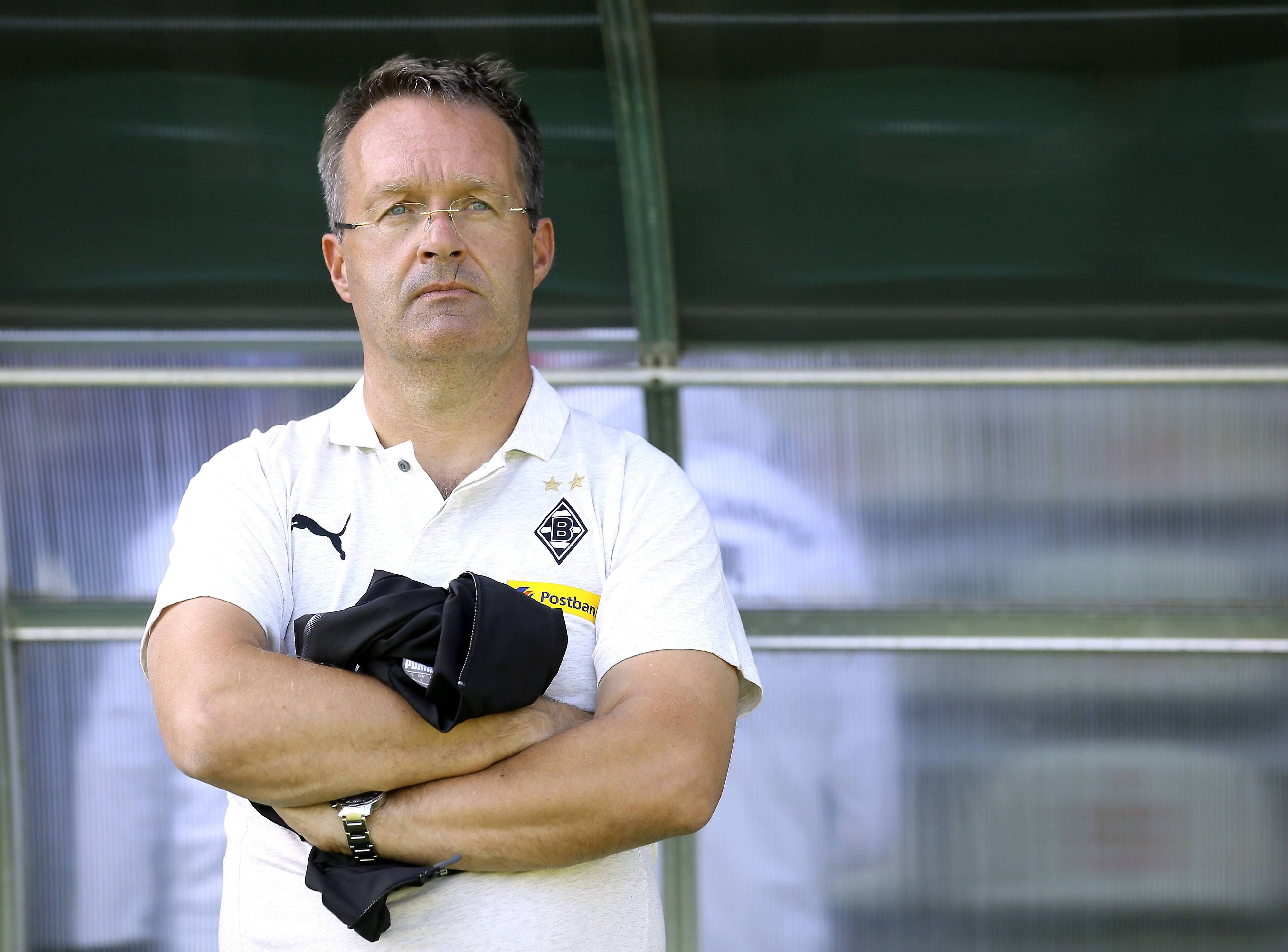 Ex-Borussia-Medizin-Chef Dr. Andreas Schlumberger, hier am 13.07.2018 während der Saisonvorbereitung von Borussia Mönchengladbach gegen den VfB Lübeck.