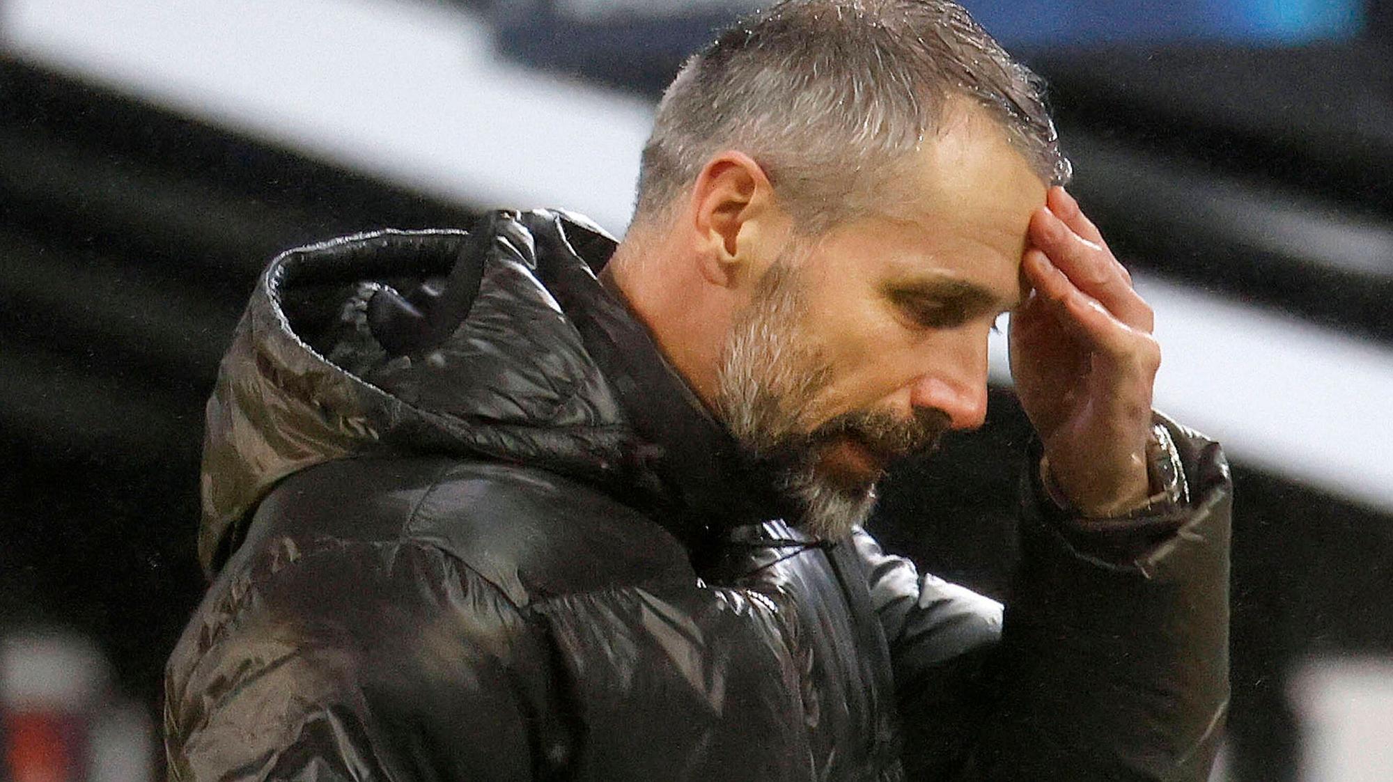 Borussia-Trainer Marco Rose beim Champions-League-Gruppenspiel gegen Inter Mailand am 1.12.20.