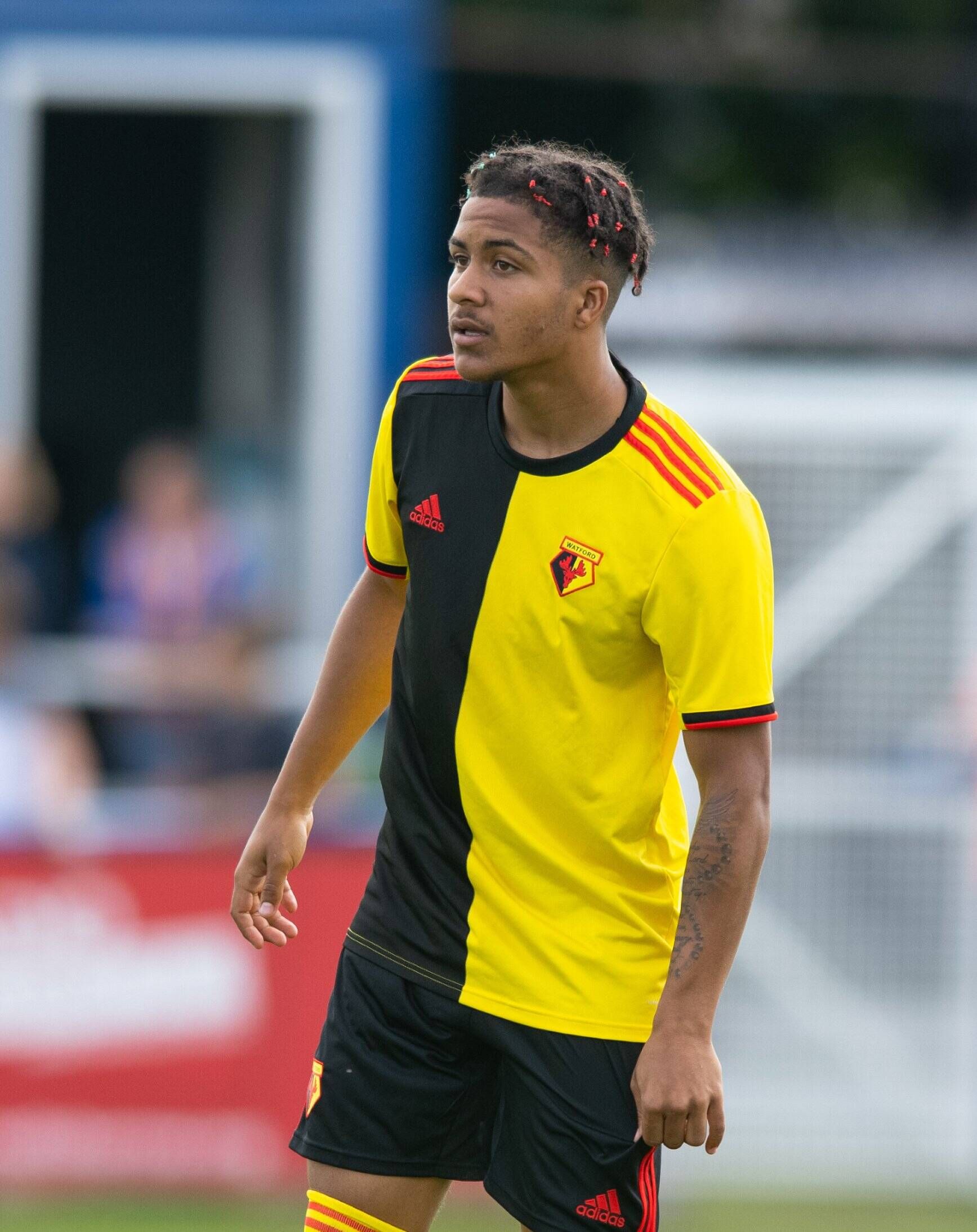 Jayden Bennetts mischt im Juli 2019 beim einem Testspiel des FC Watford mit.