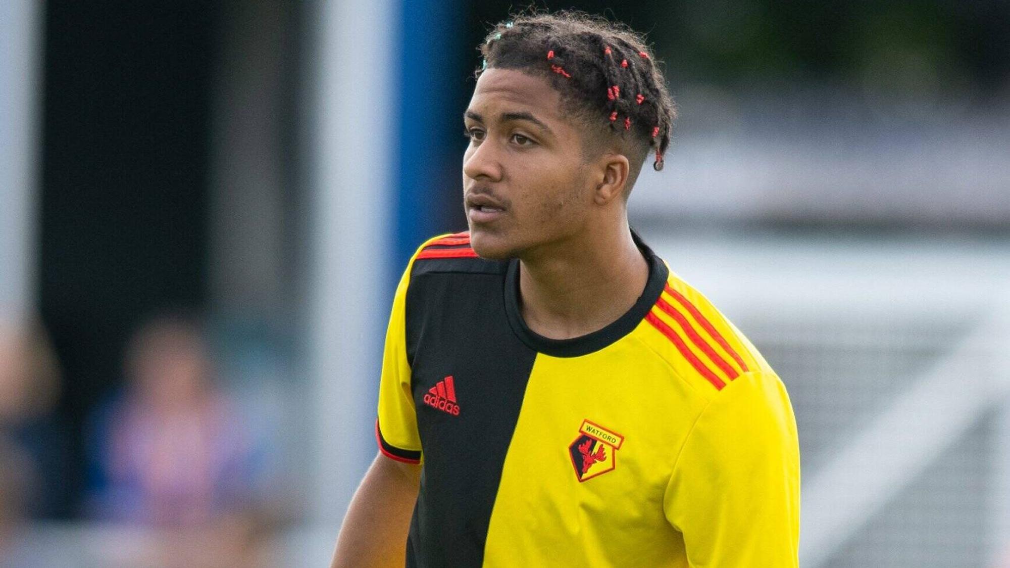 Jayden Bennetts mischt im Juli 2019 beim einem Testspiel des FC Watford mit.