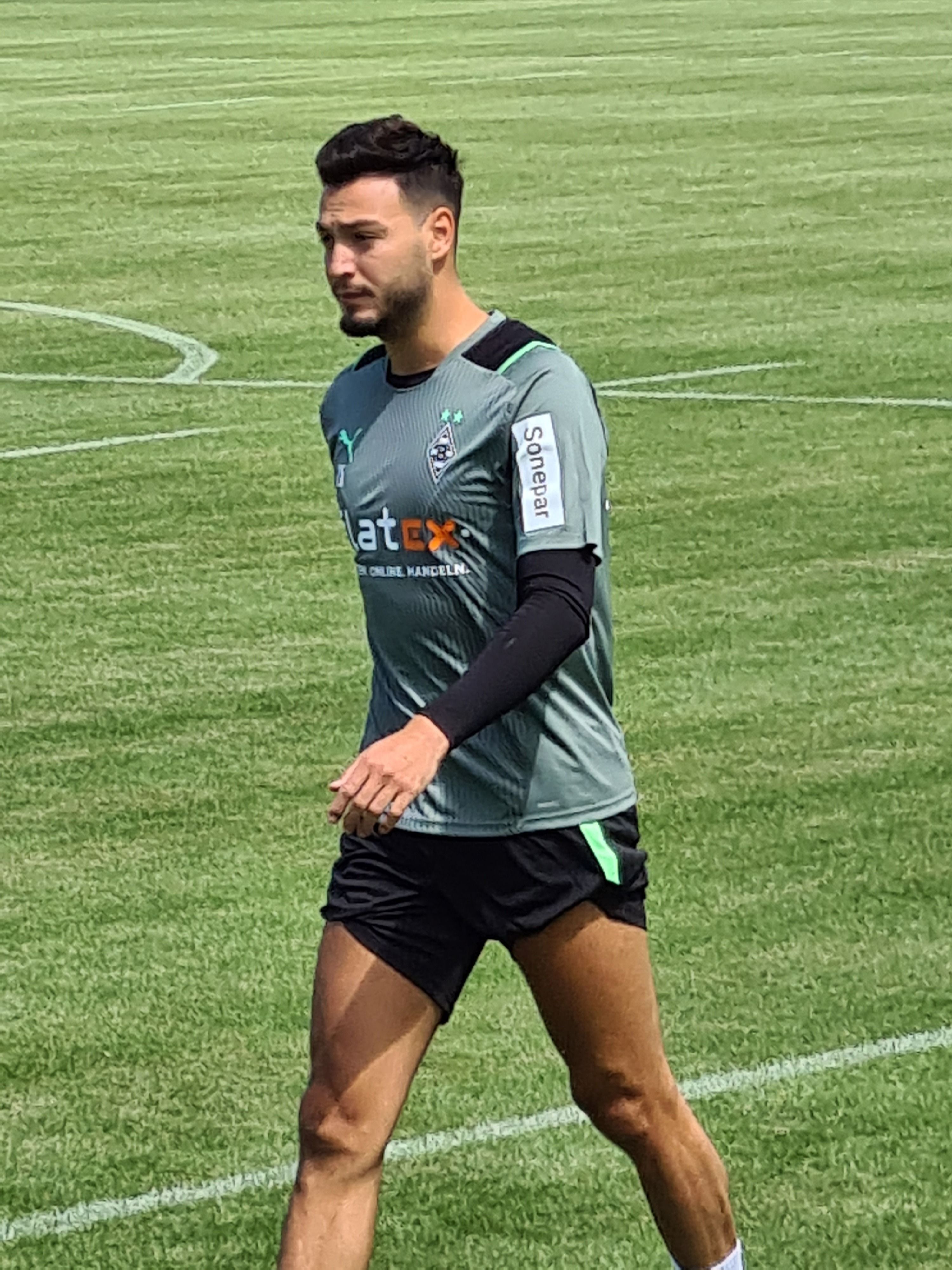 Ramy Bensebaini ist nach seinem Urlaub zurück im Borussia-Park. Am Mittwoch absolvierte er eine individuelle Einheit.