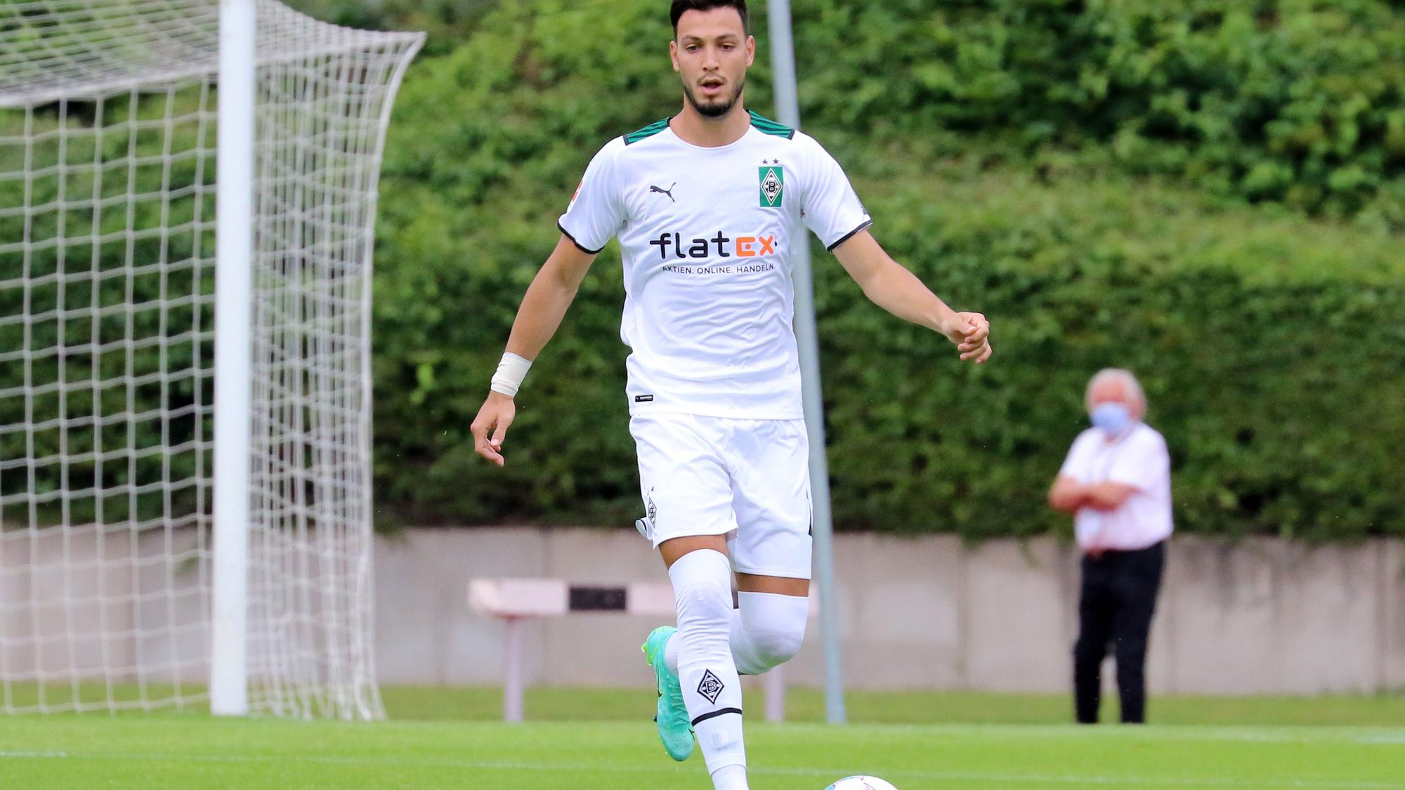 08.07.2021, Mönchengladbach, GER, Fussball, Herren, BL, Saison 2021/2022, Borussia Moenchengladbach
Testspiel
Bor. Moenchengladbach vs. Viktoria Köln
Rami Bensebaini (Gladbach)