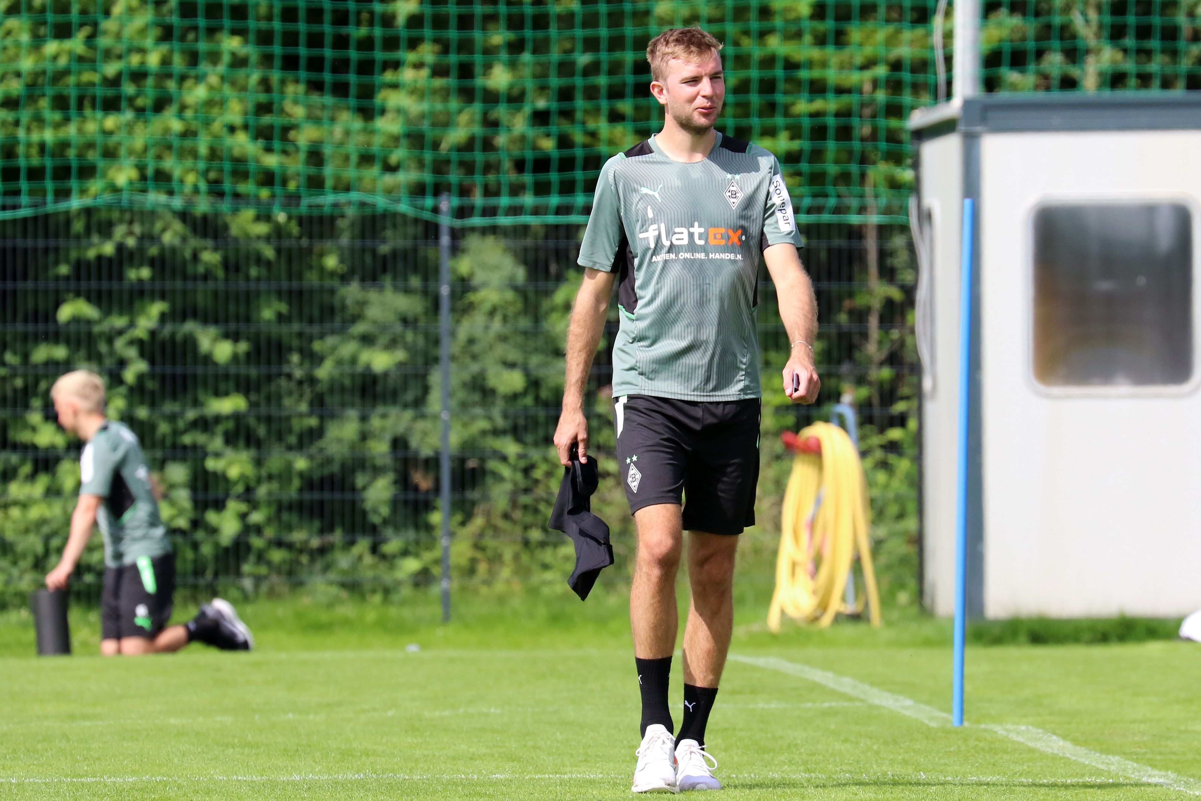 Christoph Kramer von Borussia Mönchengladbach am 18. Juli 2021 beim Training der Fohlenelf in der Klosterpforte in Harsewinkel-Marienfeld.