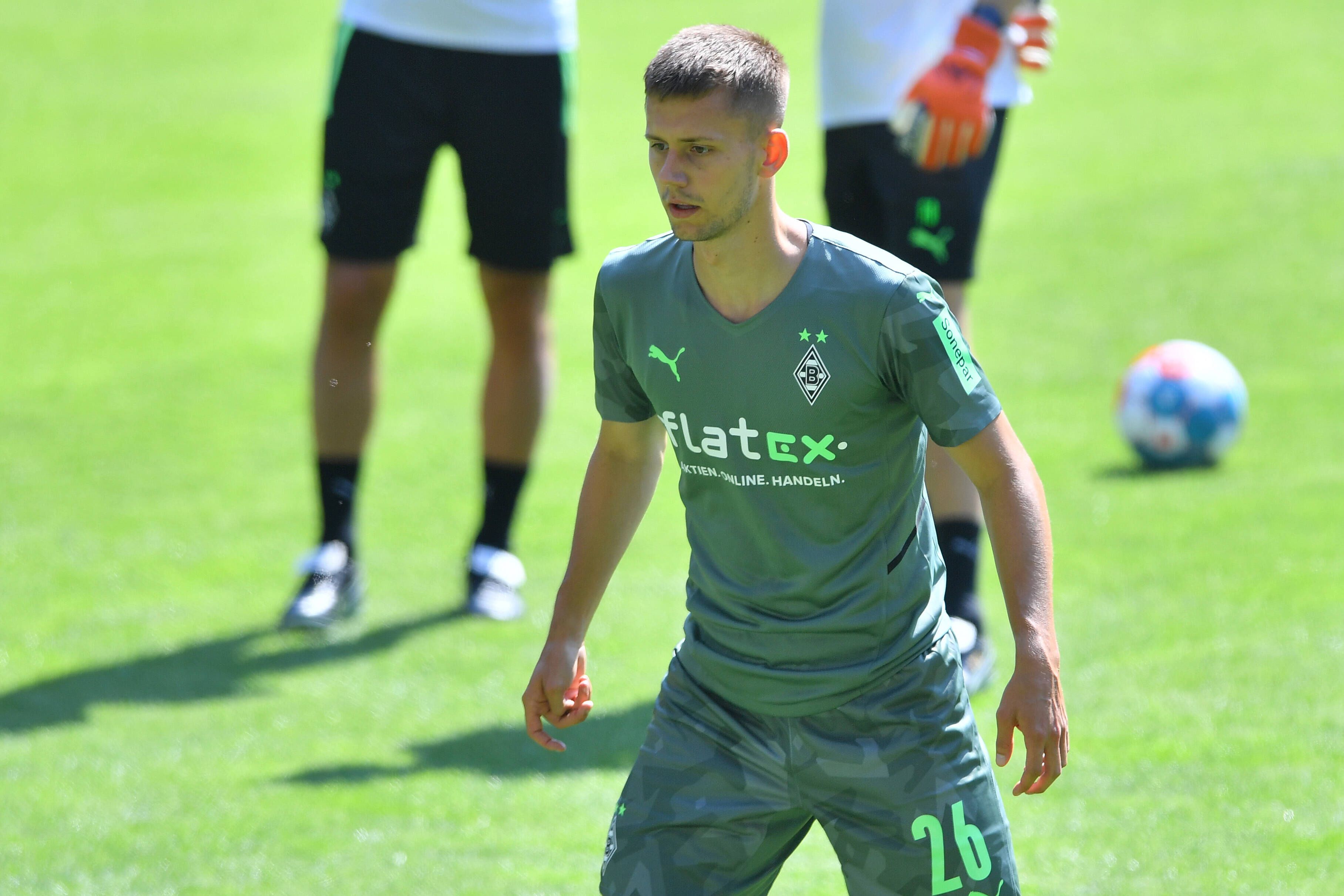 Gladbachs Torben Müsel beim Trainingsauftakt von Borussia Mönchengladbach am 03.07.2021 im Borussia-Park.