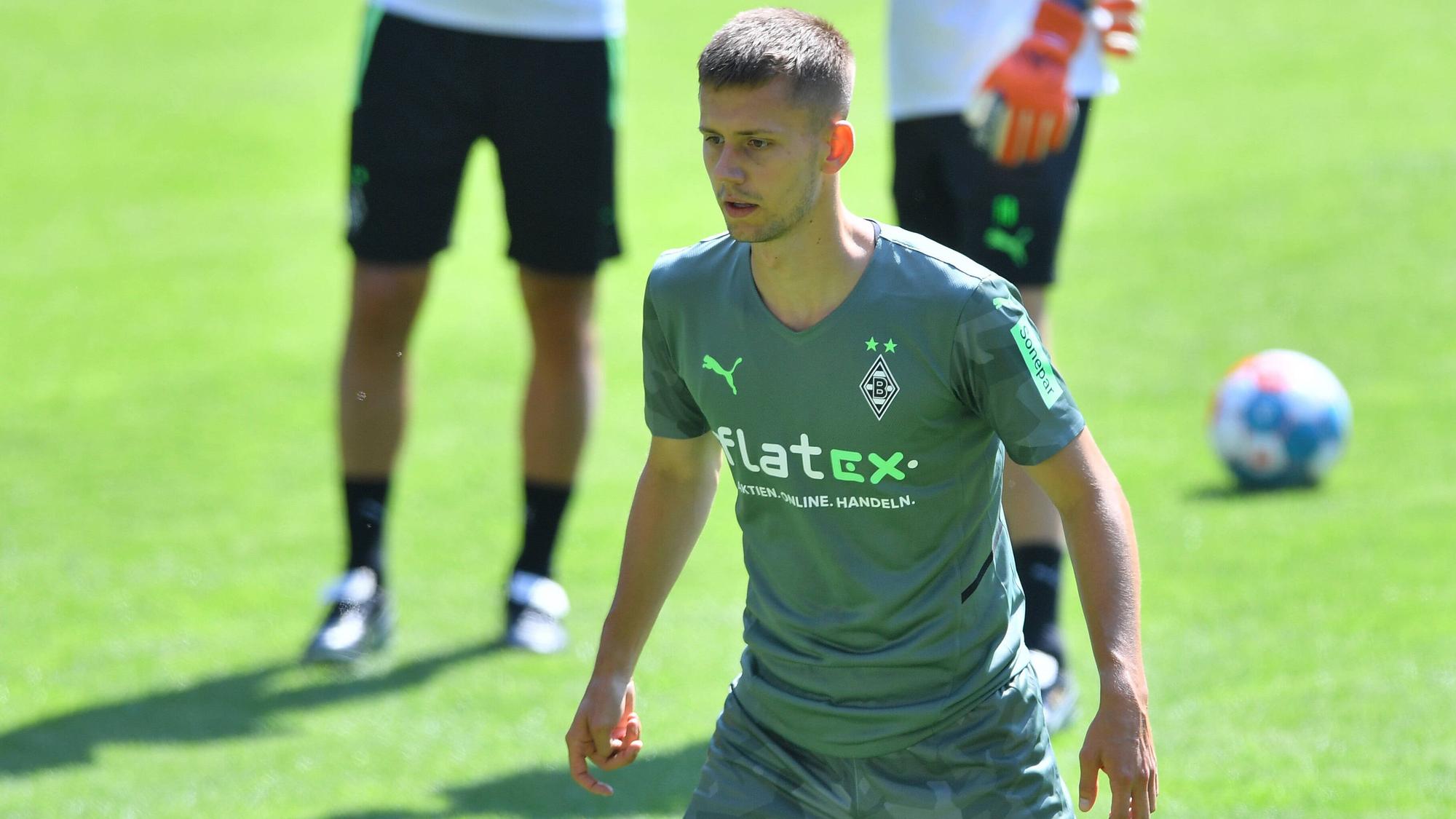 Gladbachs Torben Müsel beim Trainingsauftakt von Borussia Mönchengladbach am 03.07.2021 im Borussia-Park.