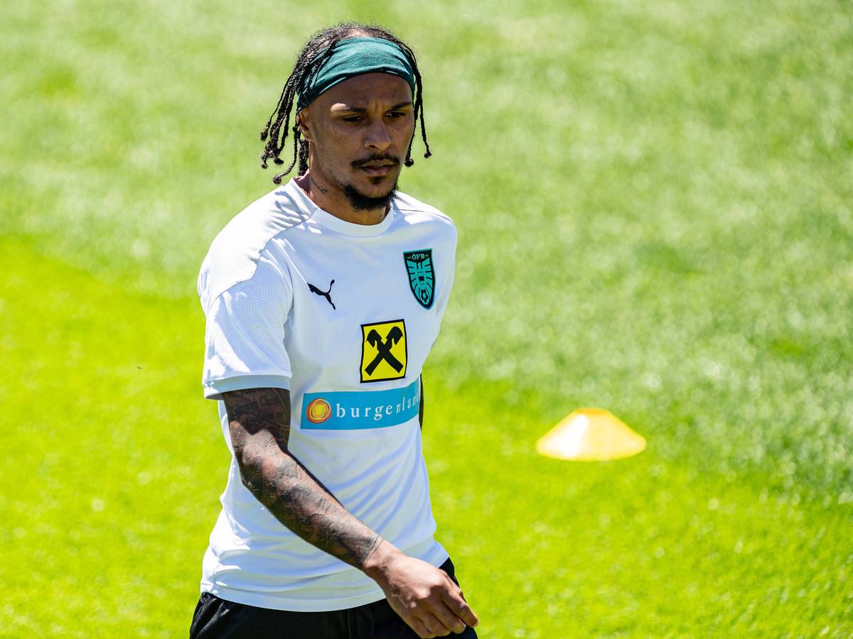 Ex-Borussia-Mönchengladbach-Spieler Valentino Lazaro, auf diesem Foto am 14. Juni 2021 zu sehen, steht vor einem Wechsel zu Benfica Lissabon.