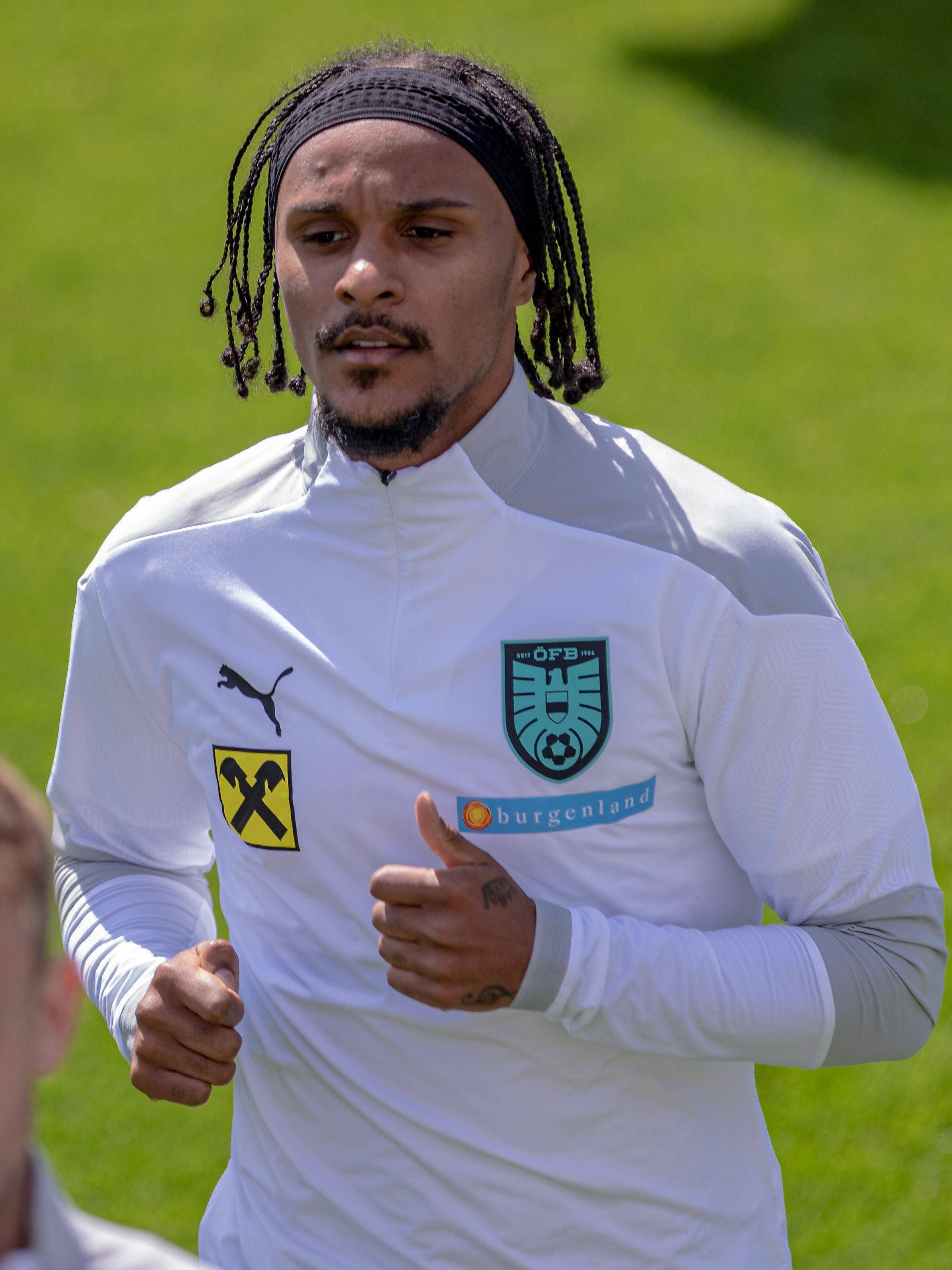 Valentino Lazaro am 10. Juni 2021 im Training mit seinem Nationalteam.