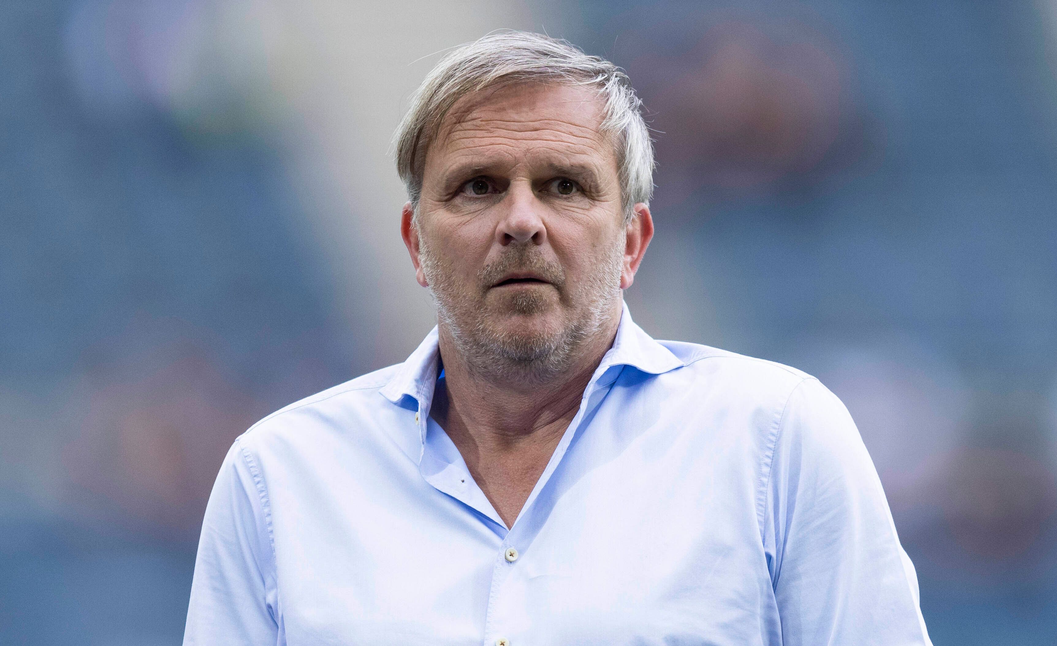 Sky-Experte Dietmar Hamann, auf diesem Foto am 13. August 2021 im Gladbacher Borussia-Park zu sehen.