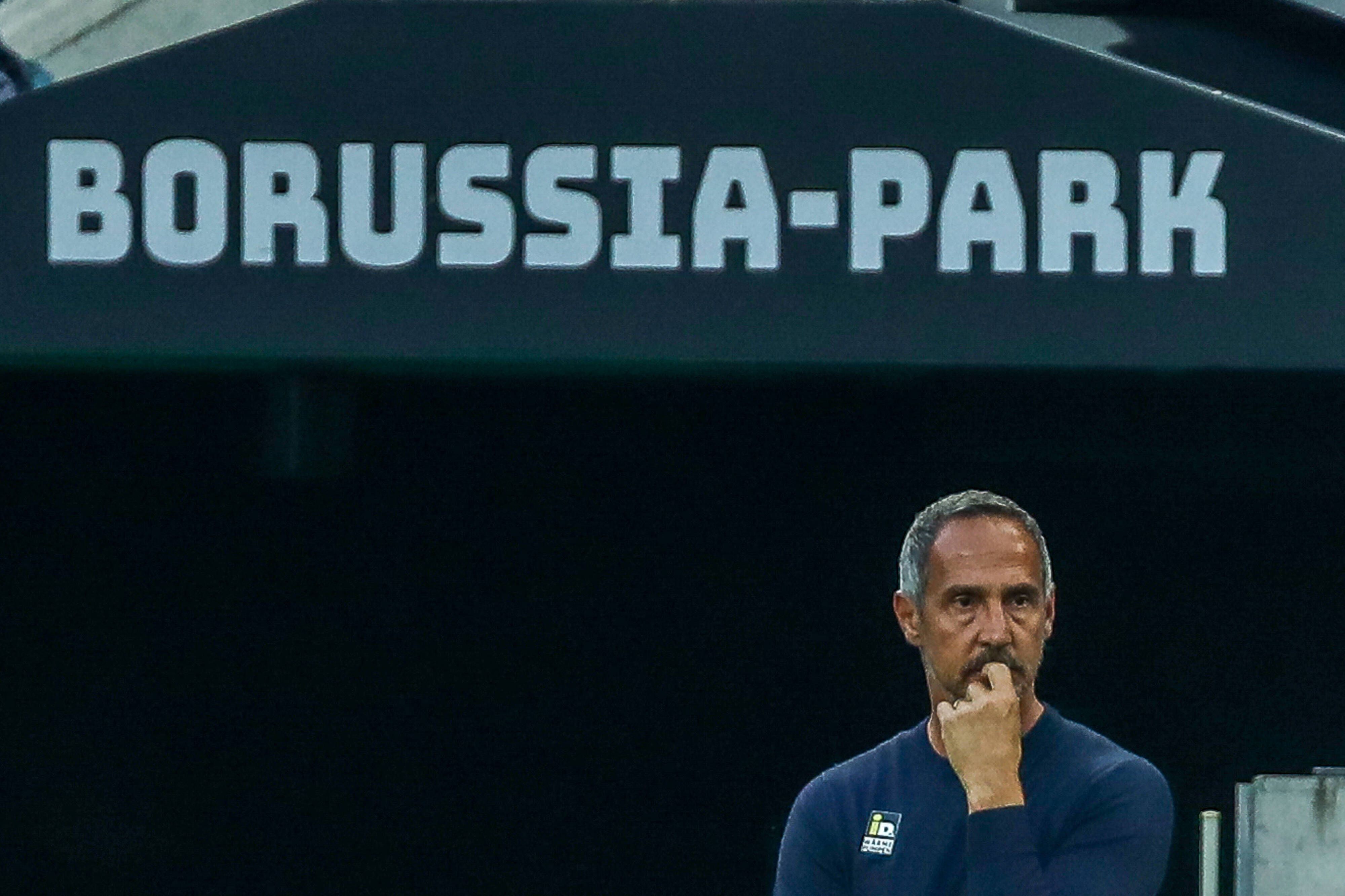 Adi Hütter, Cheftrainer von Borussia Mönchengladbach. Hier ist der Österreicher am 12. September 2021 im Borussia-Park zu sehen.