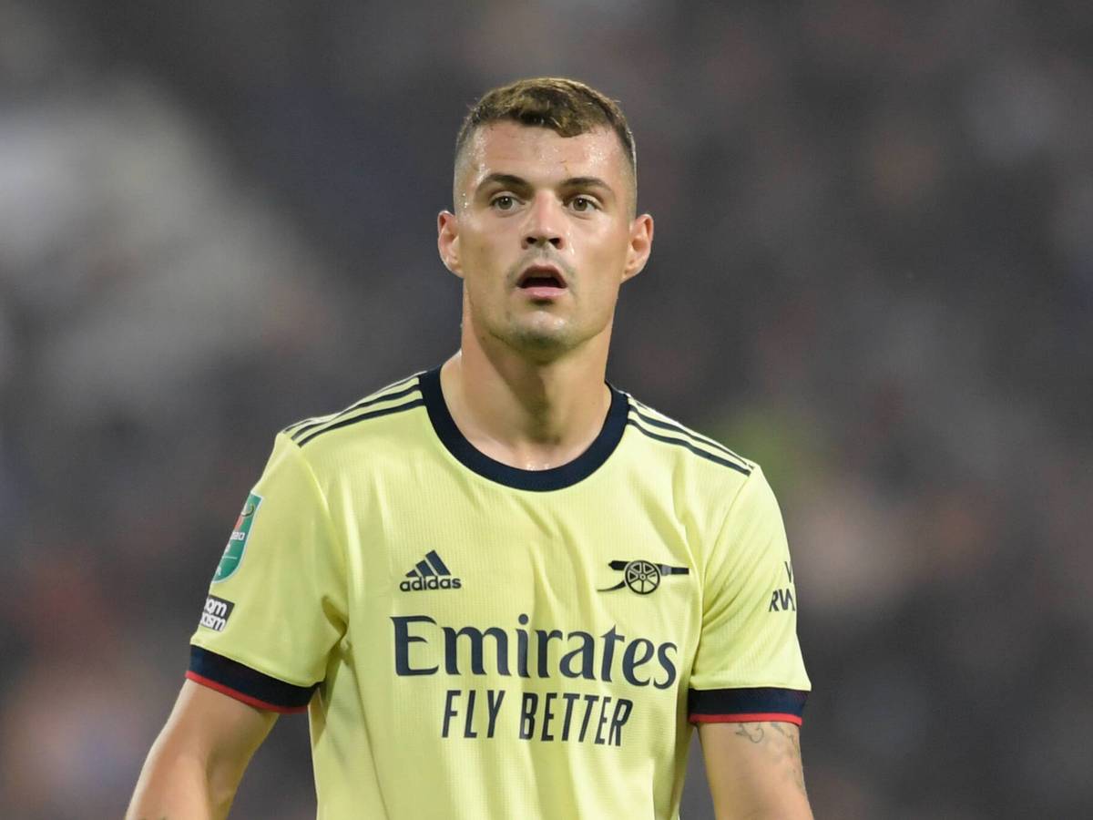 Granit Xhaka, ehemaliger Spieler von Borussia Mönchengladbach, hier am 25. August, fällt mit einem Innenbandriss im Knie verletzt aus.