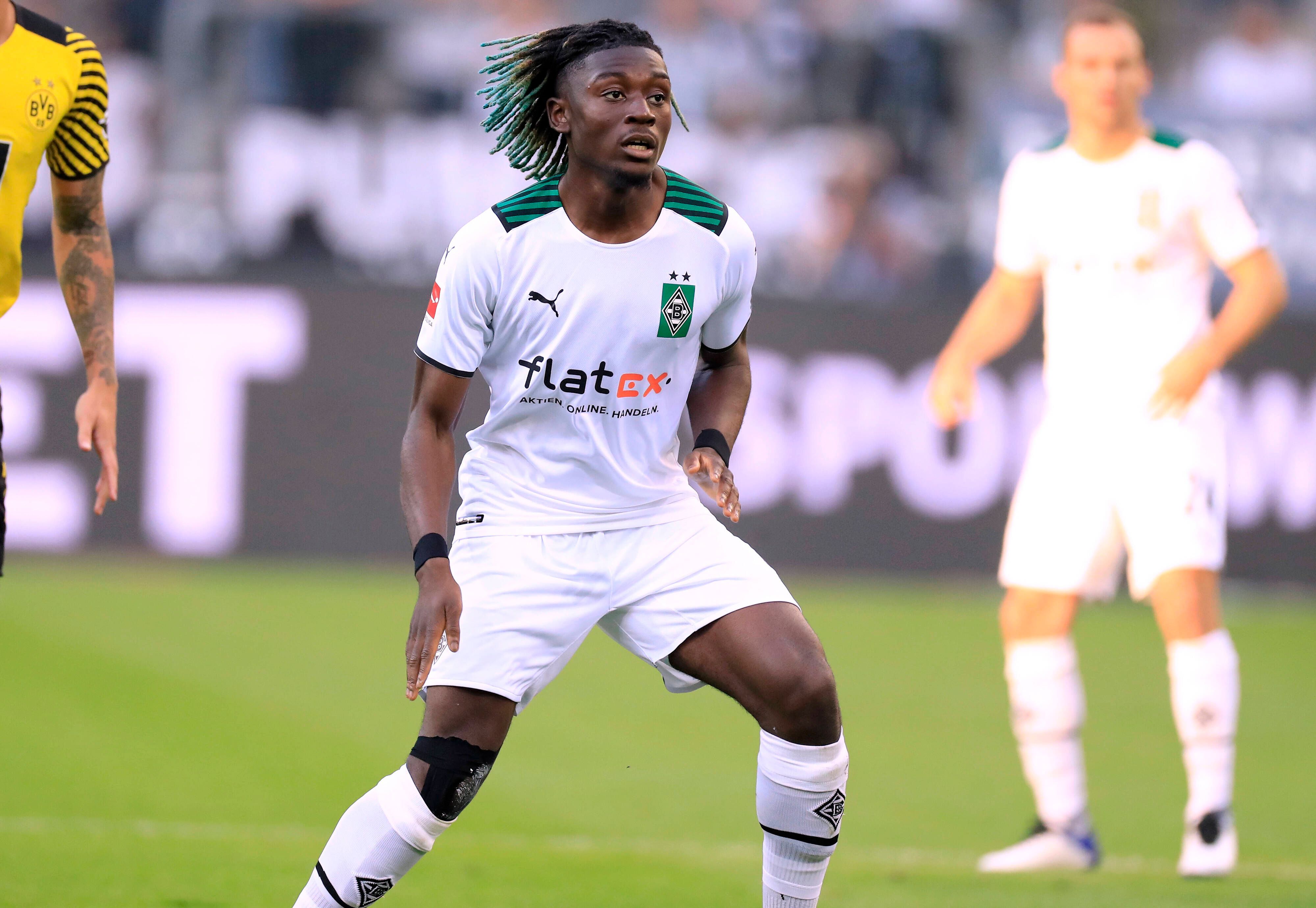 Manu Koné von Borussia Mönchengladbach hier im Duell gegen Borussia Dortmund am 25. September 2021.