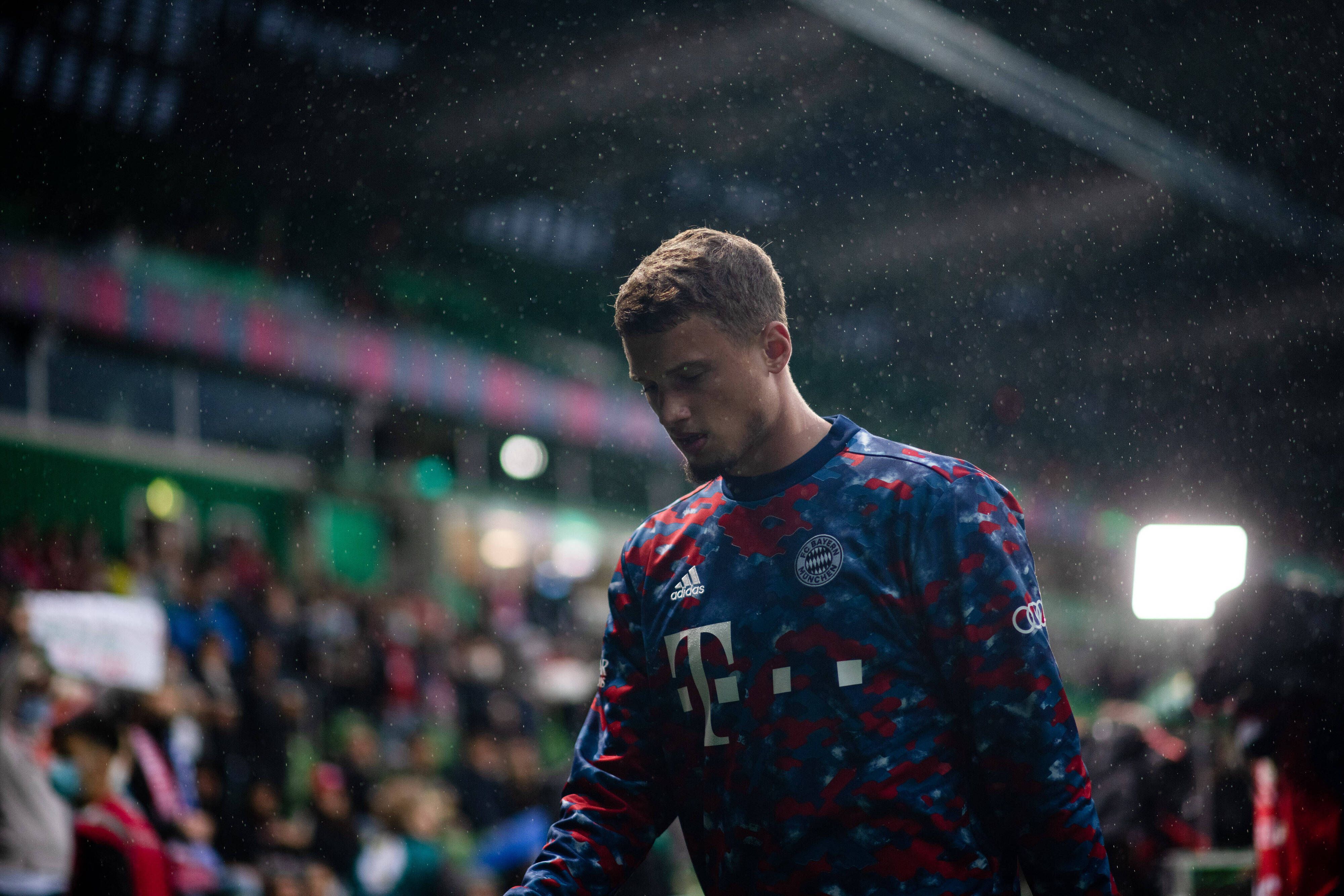 Ex-Gladbacher Michael Cuisance nach dem DFB-Pokal-Spiel beim Bremer SV am 25. August 2021.