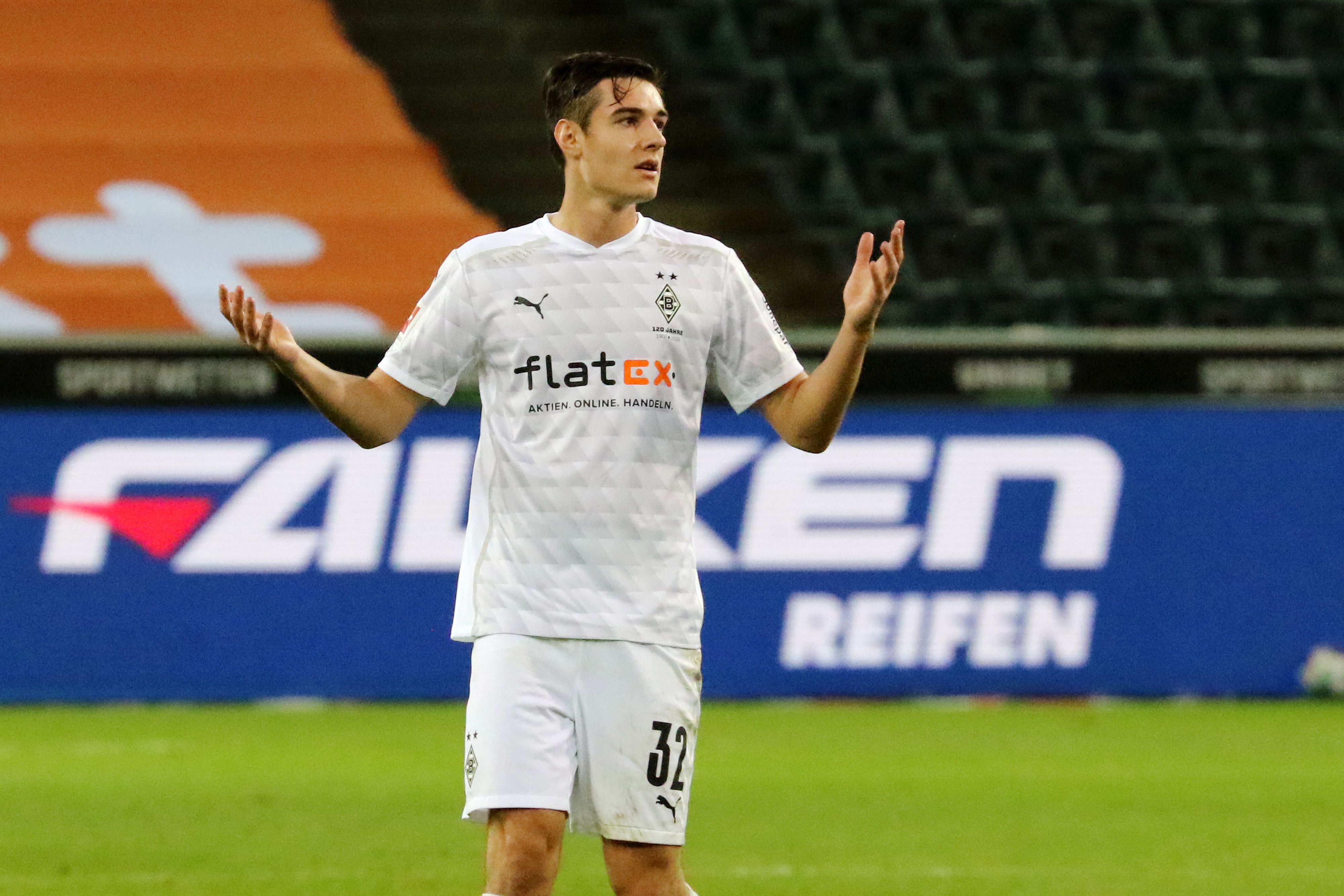 Florian Neuhaus beim Bundesliga-Spiel der Fohlen gegen die TSG Hoffenheim am 19. Dezember 2020.