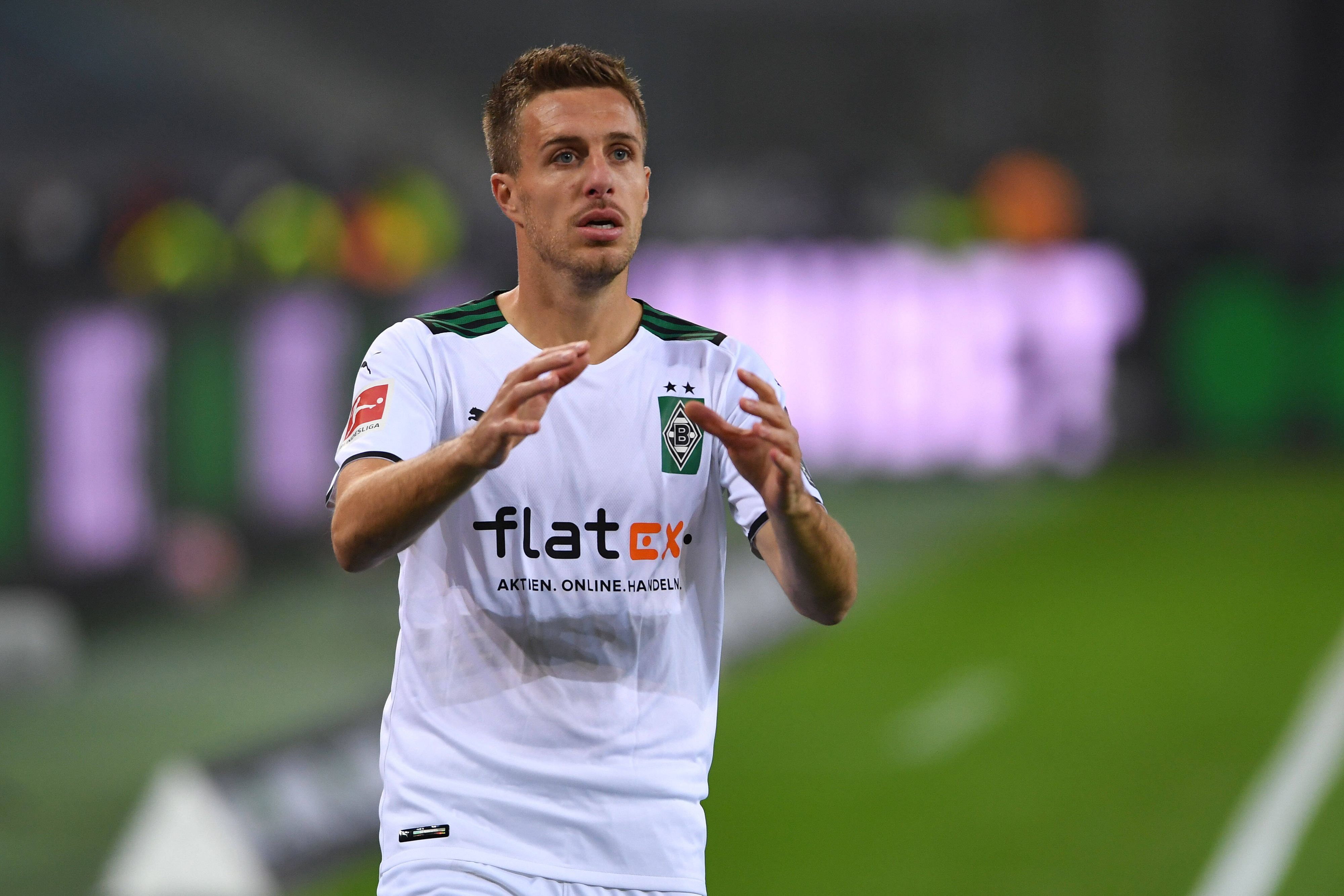 Patrick Herrmann, hier beim Bundesliga-Duell des 8. Spieltags gegen den VfB Stuttgart am 16. Oktober 2021 im Borussia-Park.
