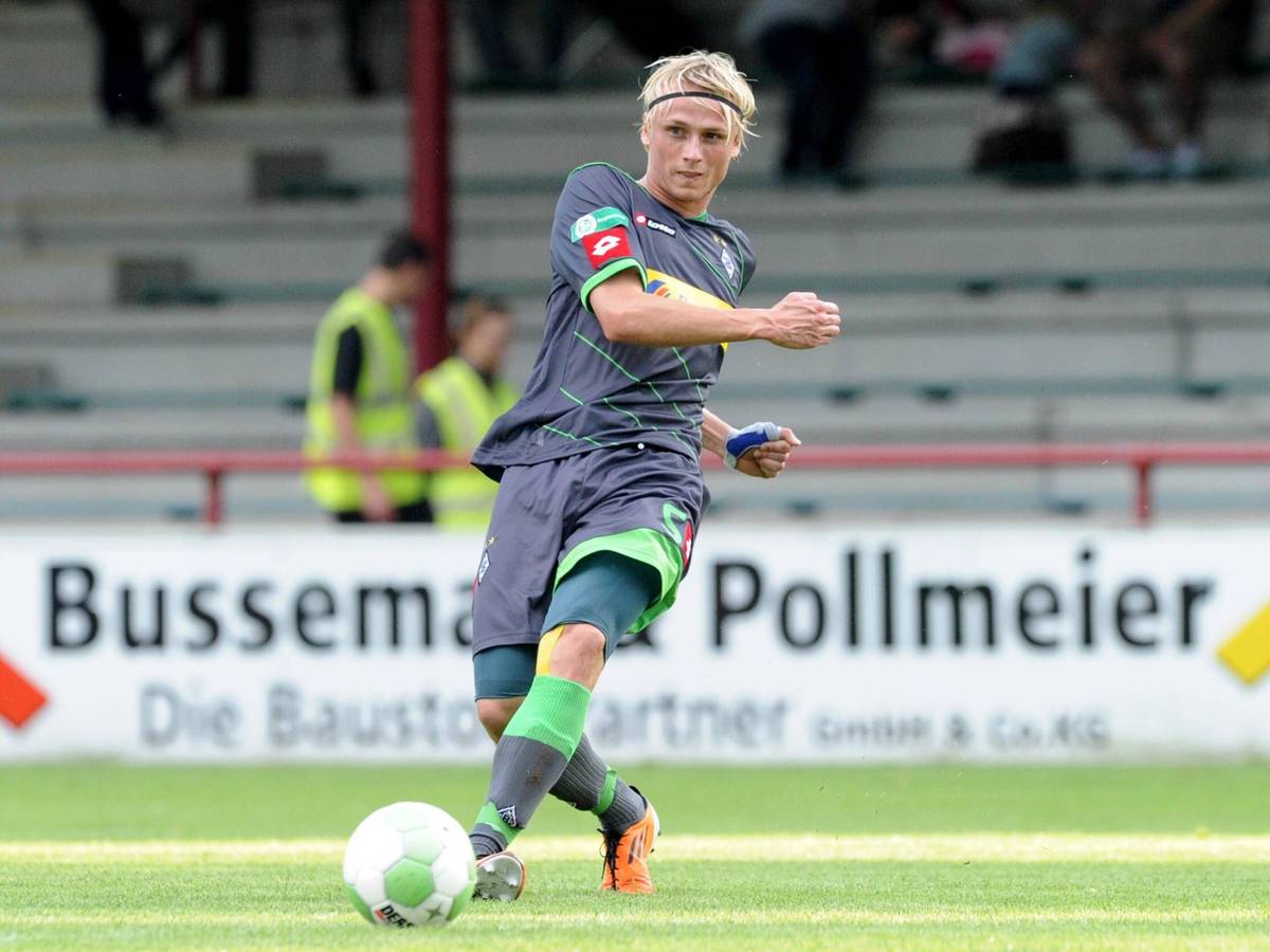 Tim Heubach, ehemaliger Spieler von Borussia Mönchengladbach, hier am 26. Oktober 2011 in einem Spiel von Gladbachs U23.