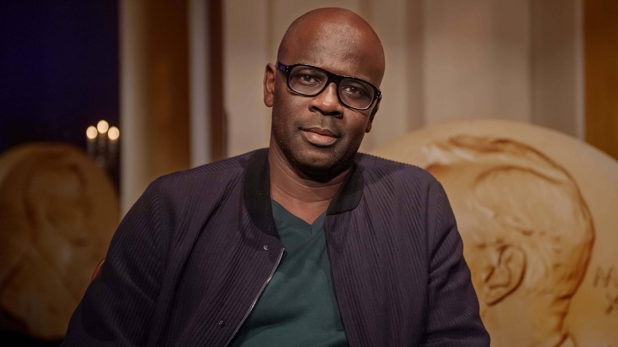 Lilian Thuram am 12. Oktober 2021 im Nobel Museum in Stockholm bei einer Lesung.