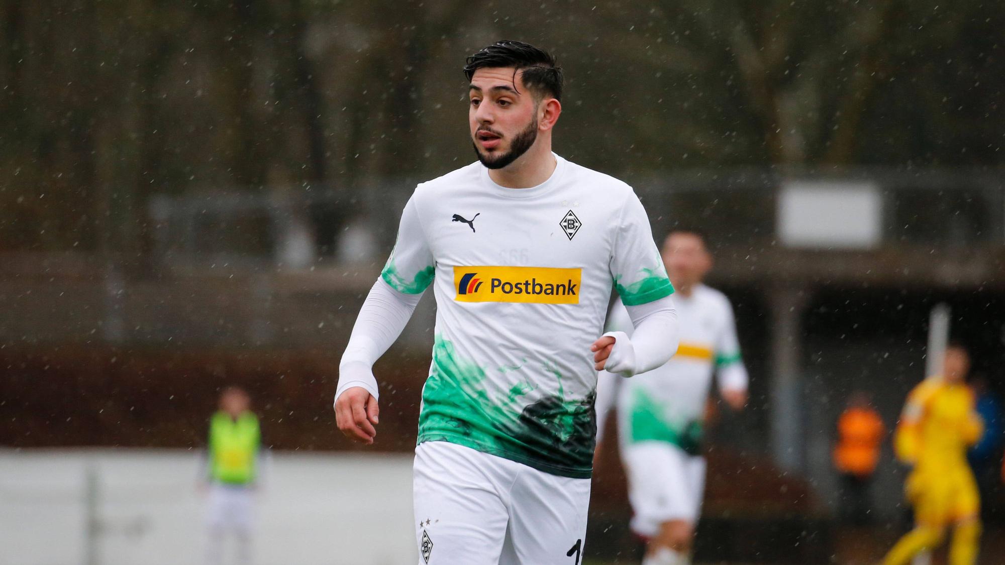 Christian Theoharous von der U23 von Borussia Mönchengladbach, hier am 29. Februar 2020, hier im Spiel seines Teams.