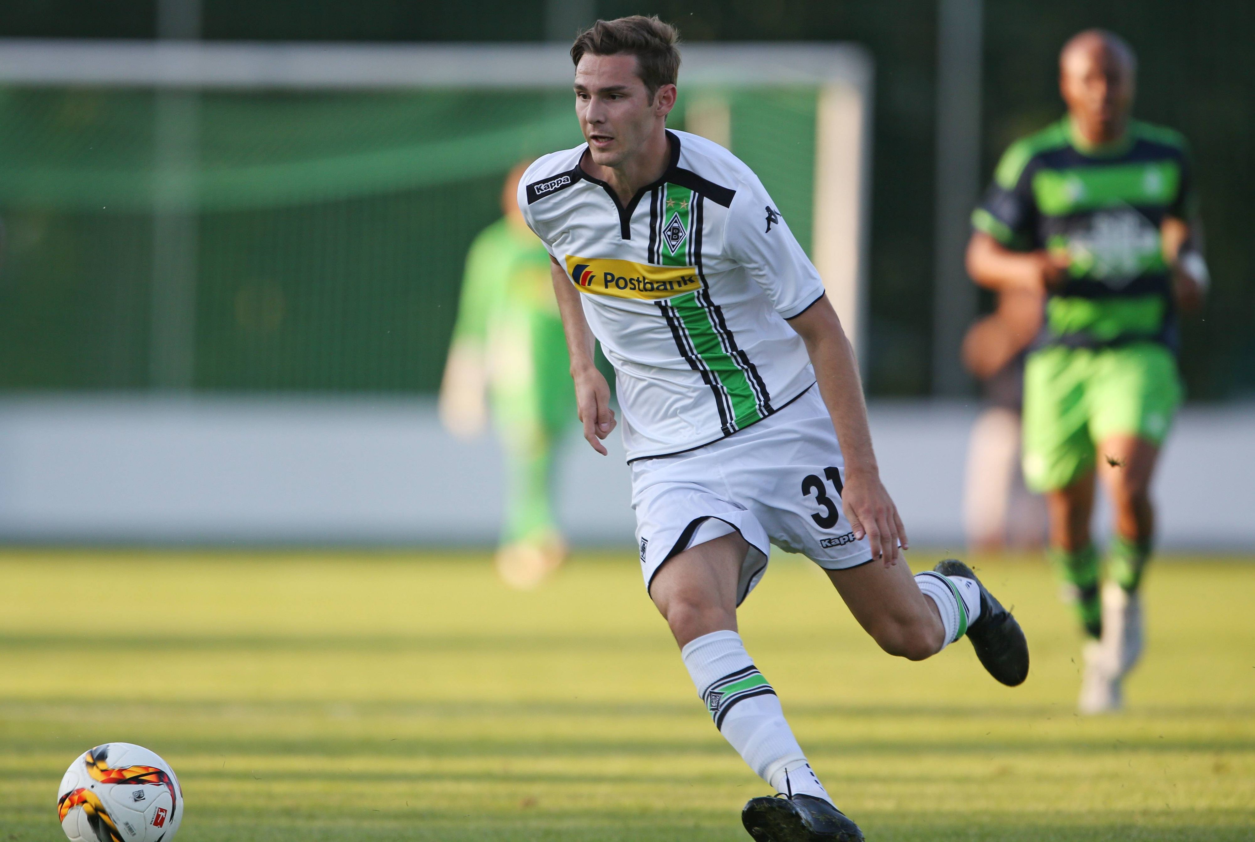 Branimir Hrgota, Ex-Spieler von Borussia Mönchengladbach, hier am 15. Juli 2015, läuft im Testspiel der Gladbacher.