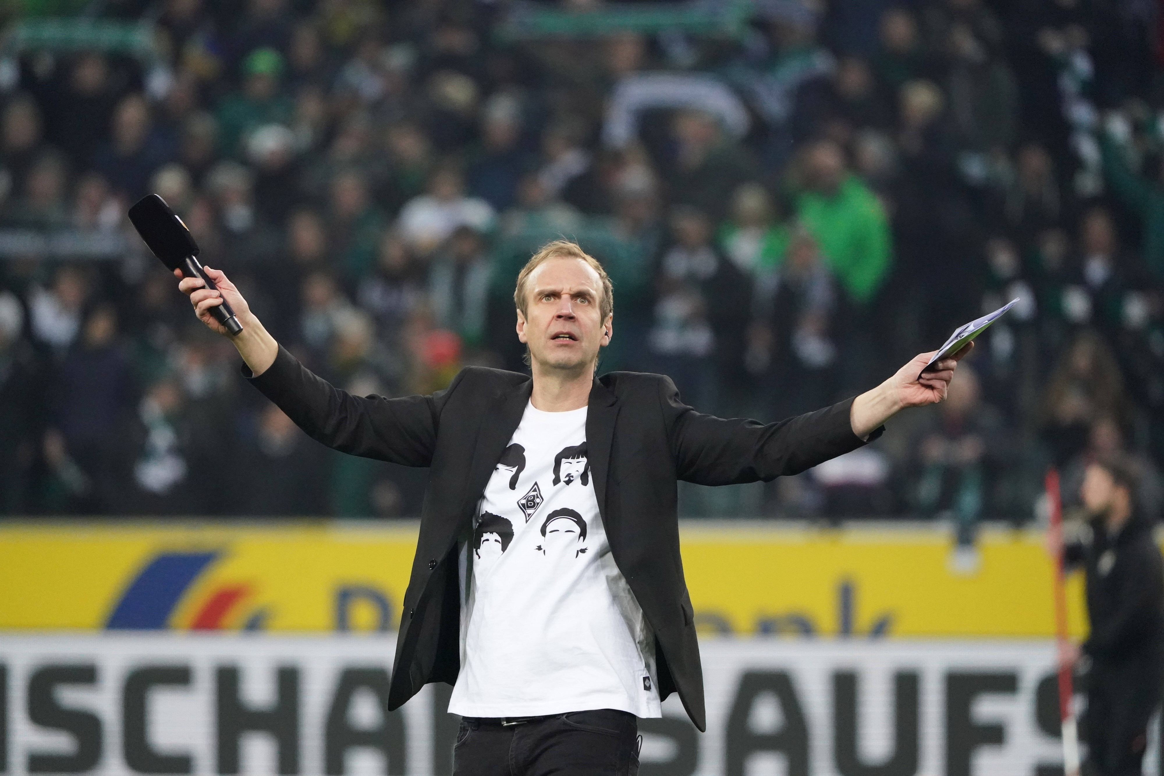 Torsten „Knippi“ Knippertz, Stadionsprecher von Borussia Mönchengladbach.