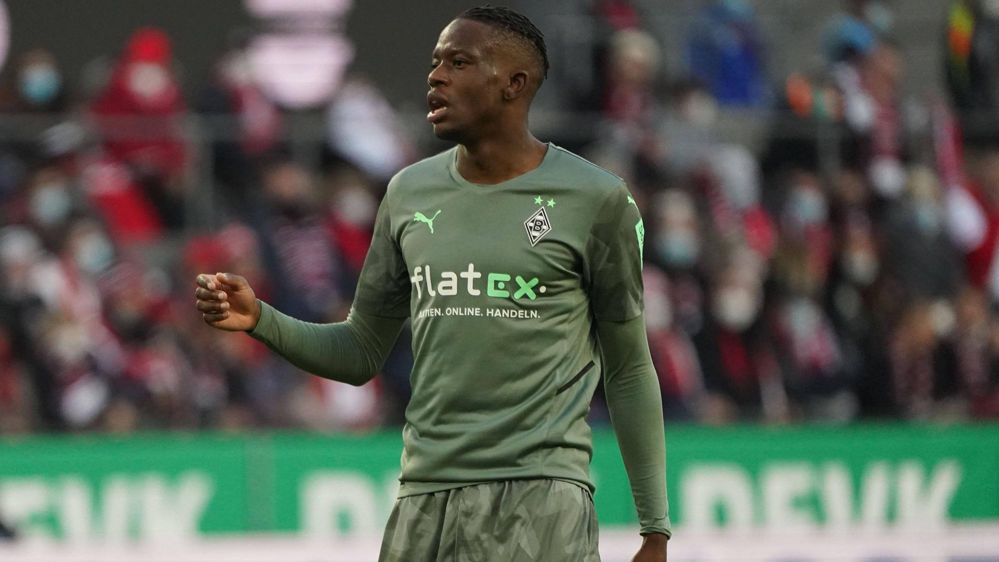 Denis Zakaria von Borussia Mönchengladbach am 27. November 2021 beim Derby in Köln.