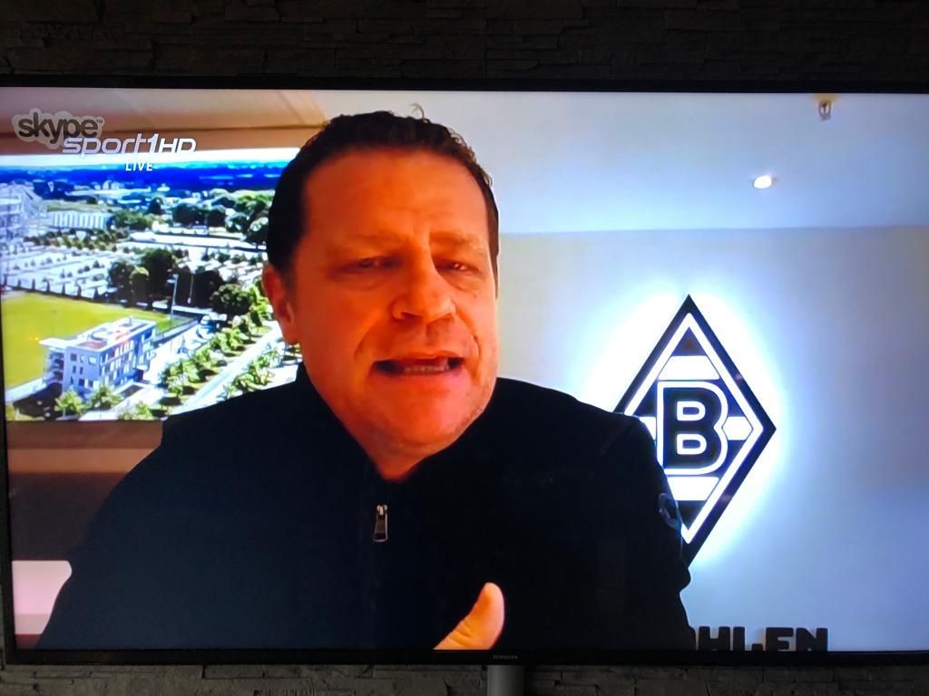 Gladbachs Sportdirektor Max Eberl war am Sonntagmorgen (12. Dezember 2021) im Sport1-Doppelpass zugeschaltet.