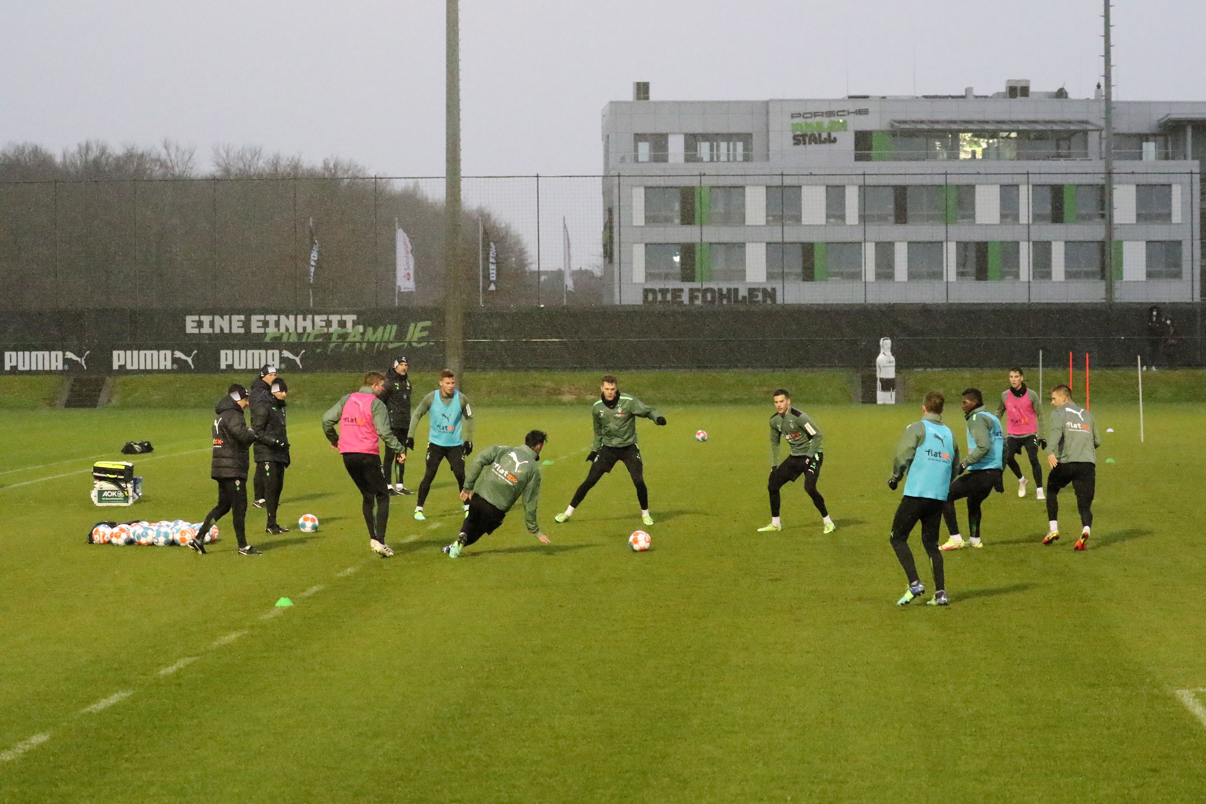 29.12.2021, Mönchengladbach, GER, Fussball, Herren, BL, Saison 2021/2022, Borussia Moenchengladbach

Training