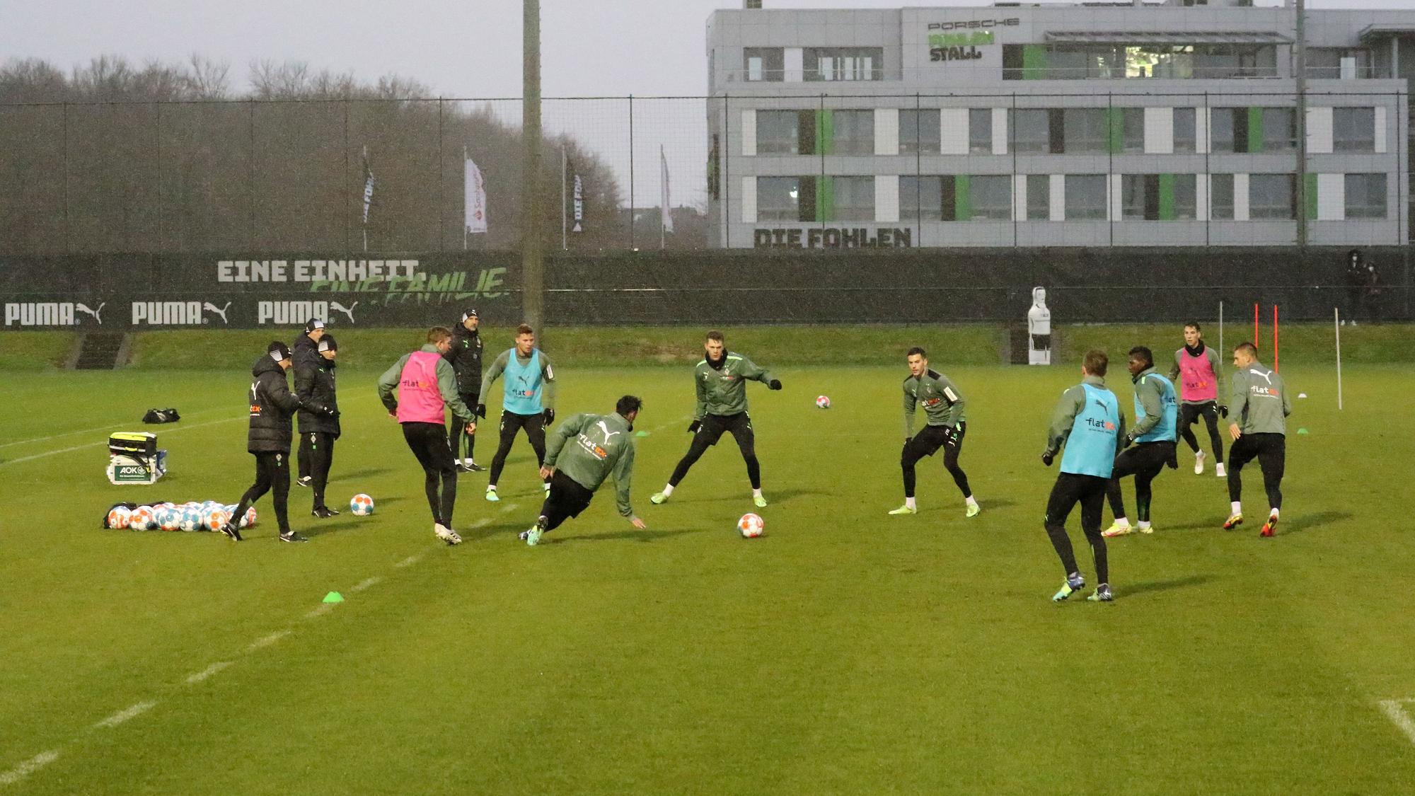 29.12.2021, Mönchengladbach, GER, Fussball, Herren, BL, Saison 2021/2022, Borussia Moenchengladbach
Training