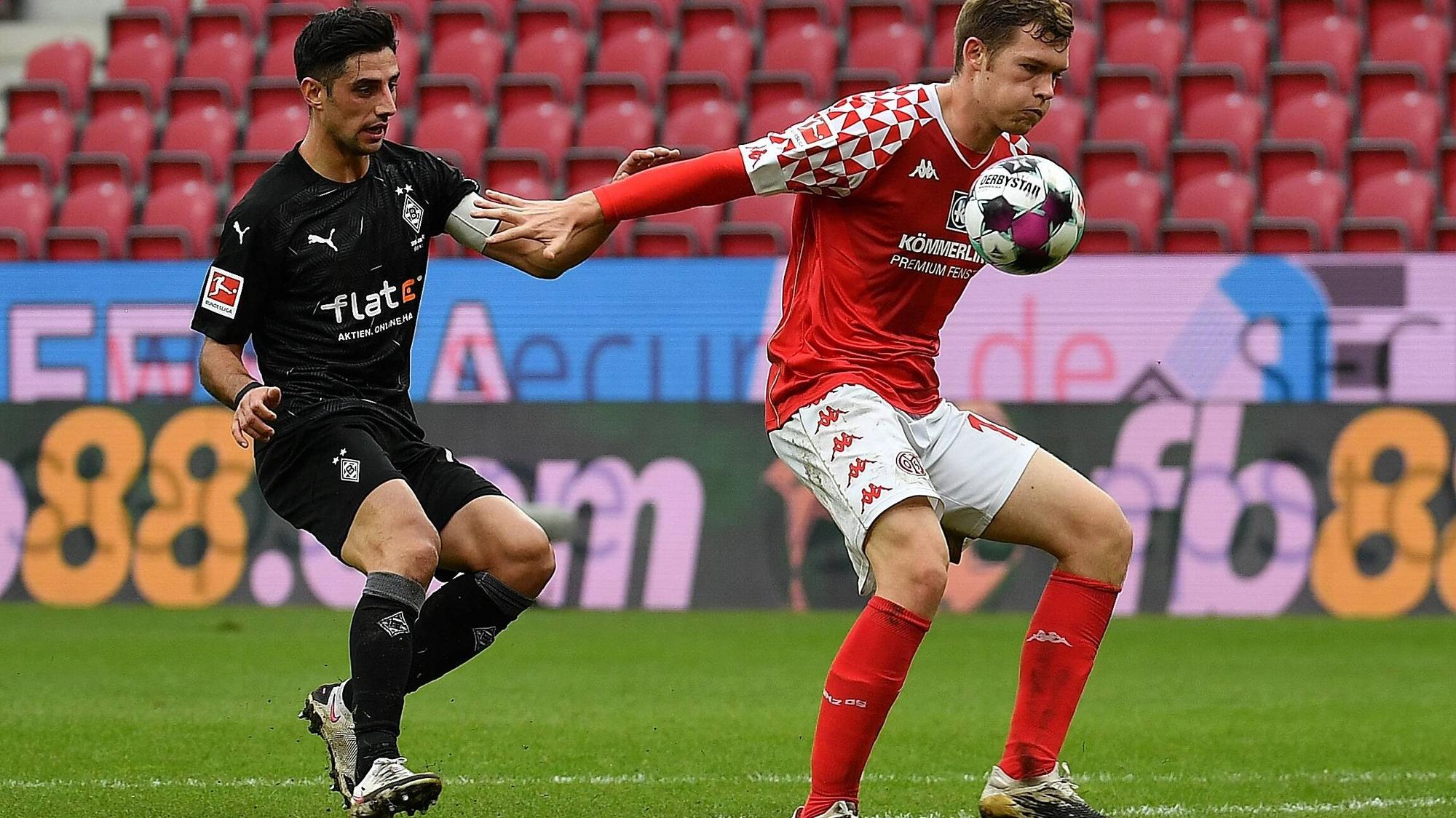 Gladbachs Lars Stindl, im Bundesligaspiel der Borussen gegen Wolfsburg am 14, Februar 2021, will gegen Mainz gewinnen.