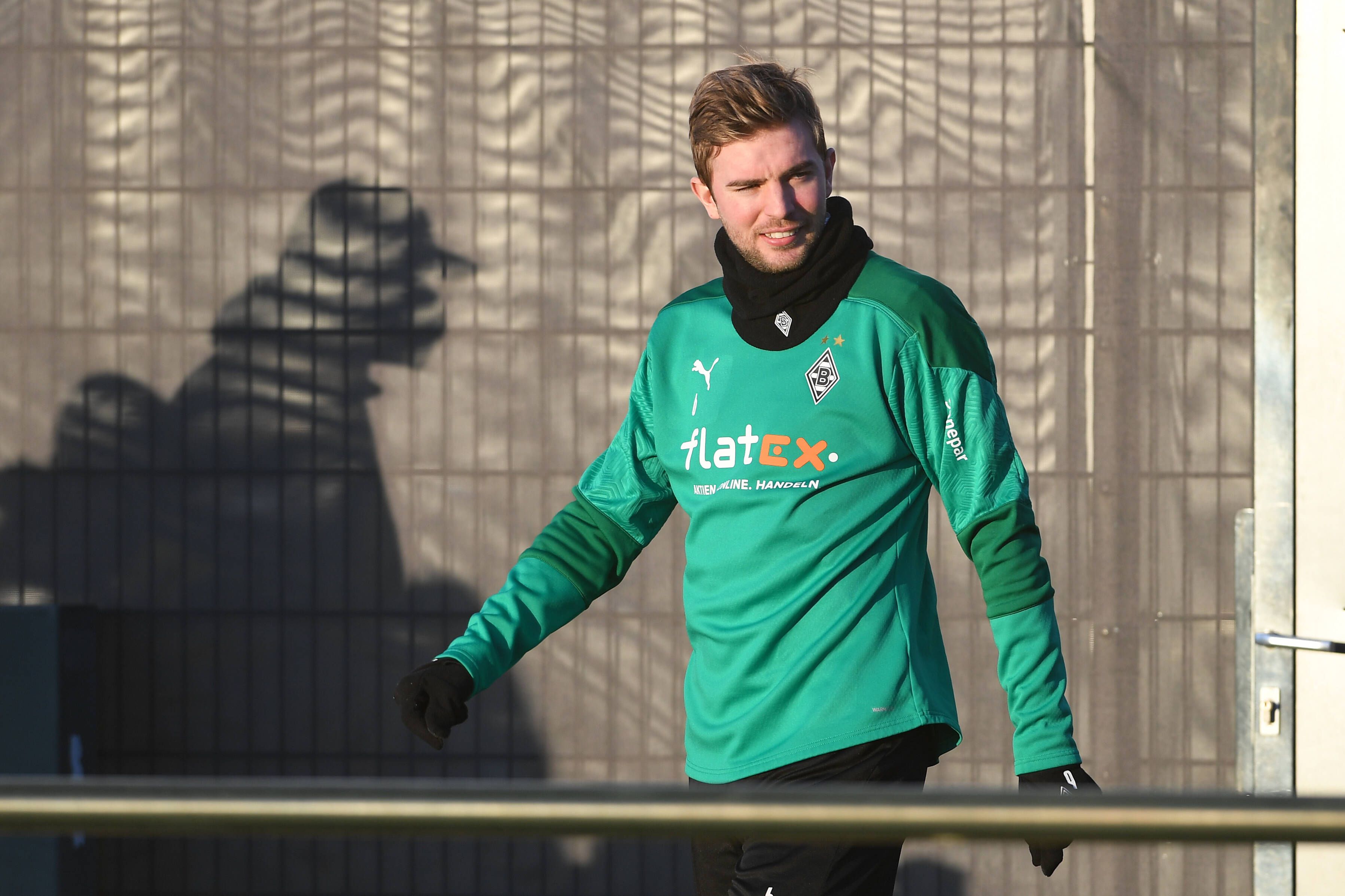 Gladbachs Christoph Kramer, hier beim Training der Gladbacher am 12. Januar 2021, interessiert sich für den Beruf des Kriminalpsychologen.