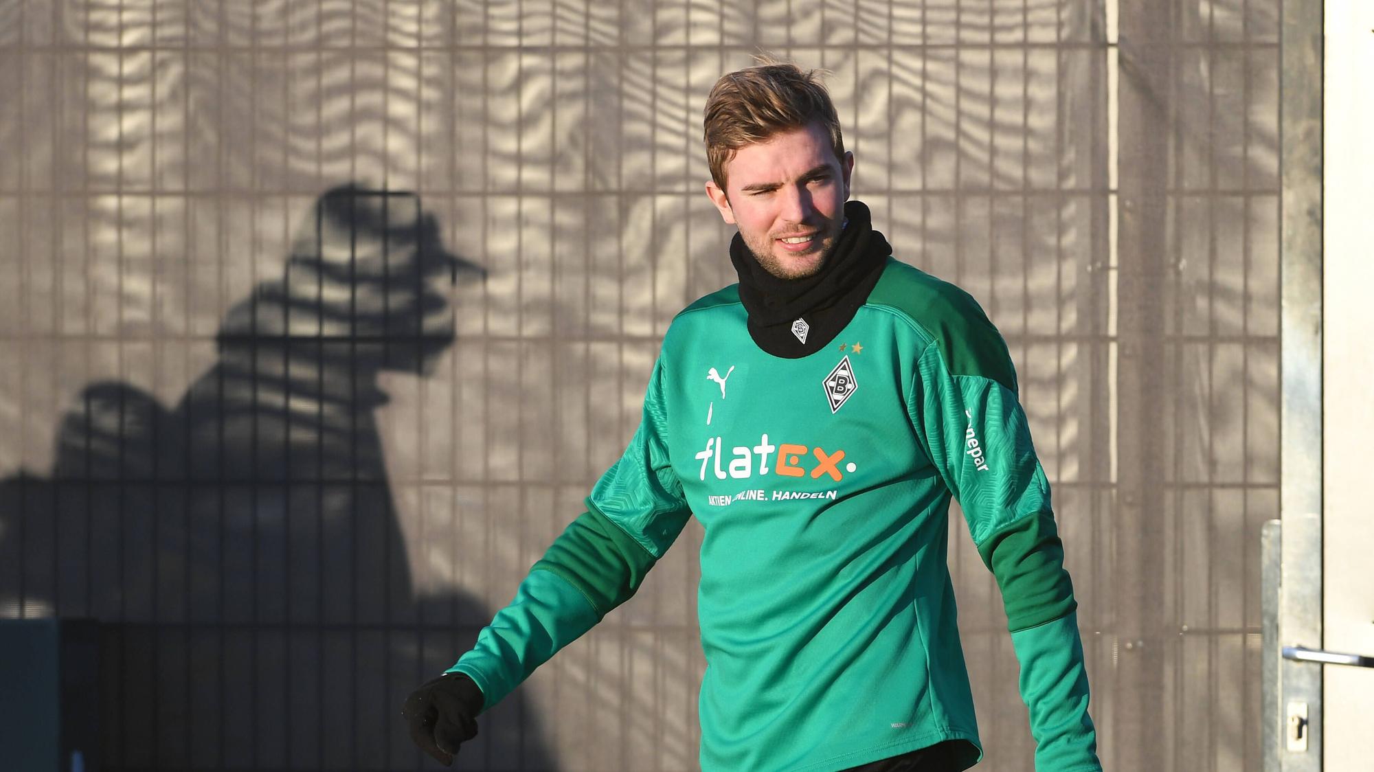 Gladbachs Christoph Kramer, hier beim Training der Gladbacher am 12. Januar 2021, interessiert sich für den Beruf des Kriminalpsychologen.