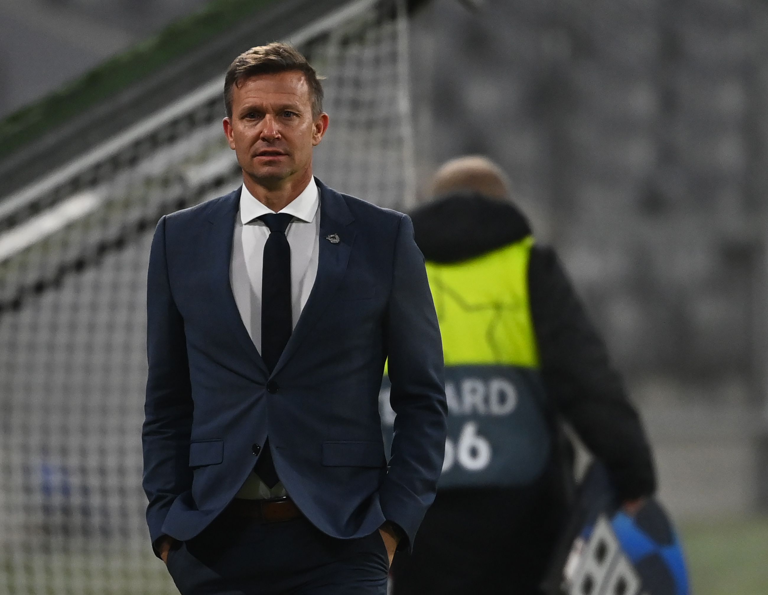 Salzburg-Trainer Jesse Marsch, hier beim Champions-League-Match gegen FC Bayern München am 25. November 2020