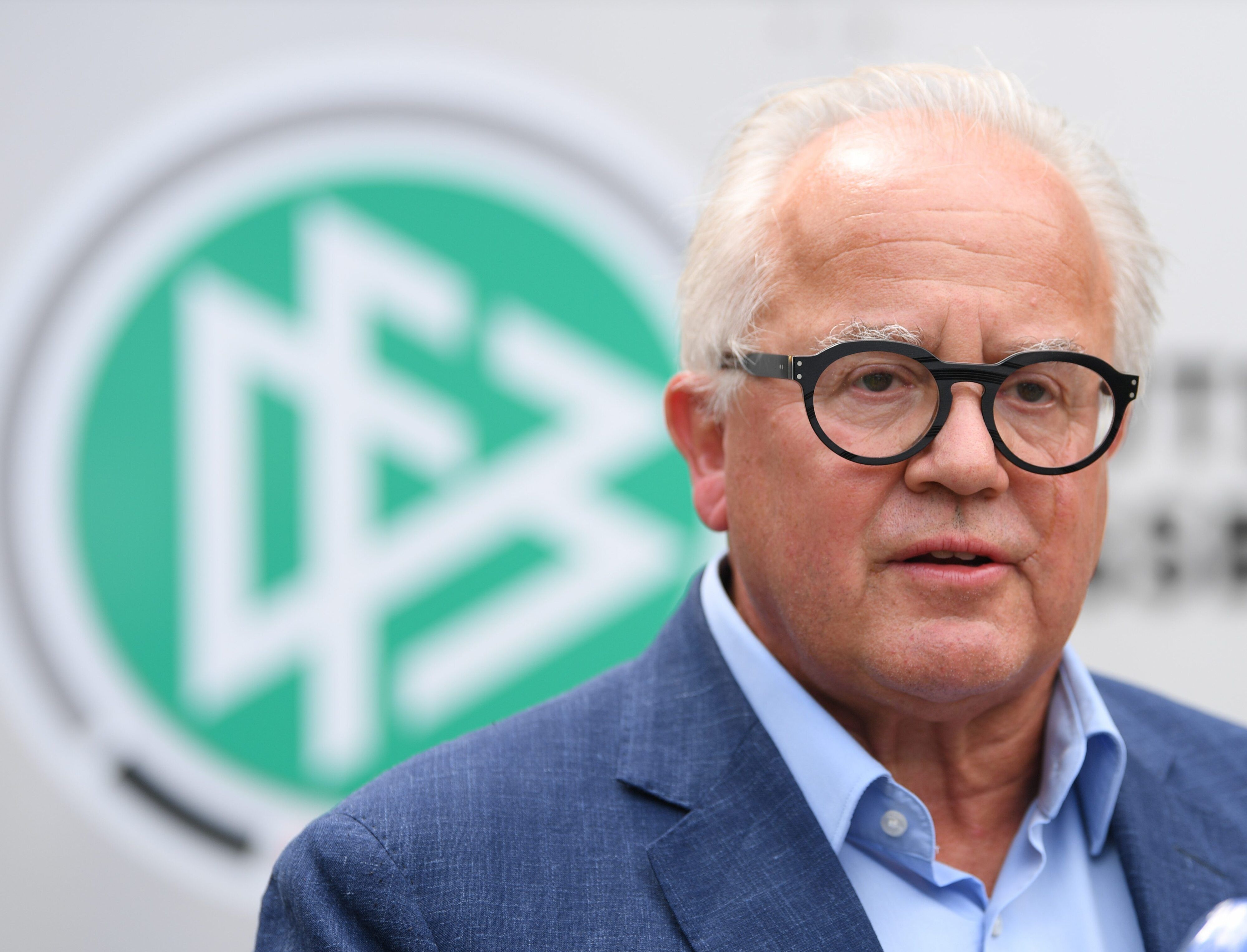 DFB-Präsident Fritz Keller in der Frankfurter Zentrale des Deutschen Fußballbundes (DFB) am 17. August 2020.