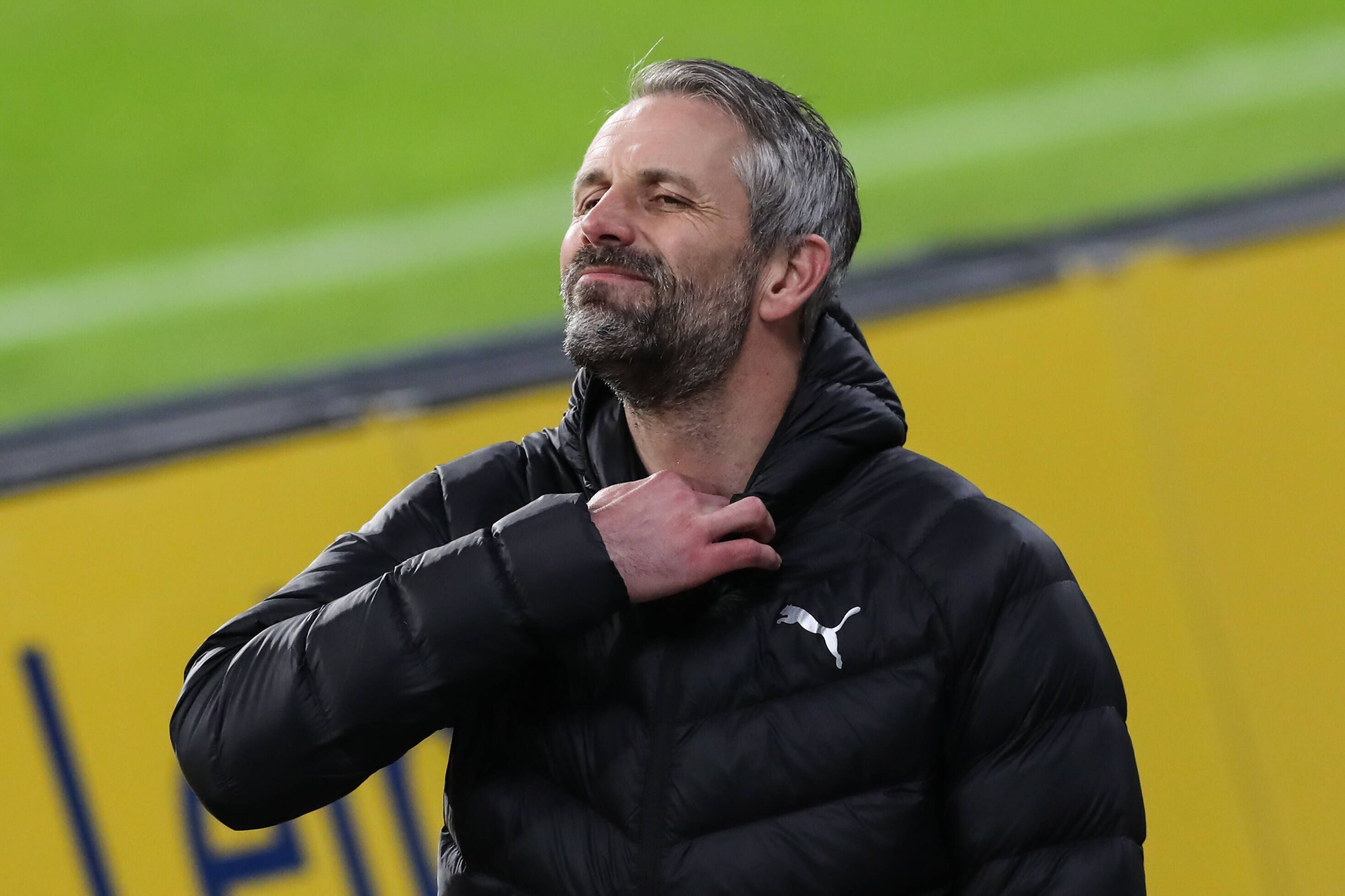 Gladbach-Trainer Marco Rose vor dem Bundesliga-Spiel des VfL bei RB Leipzig am 27. Februar 2021.