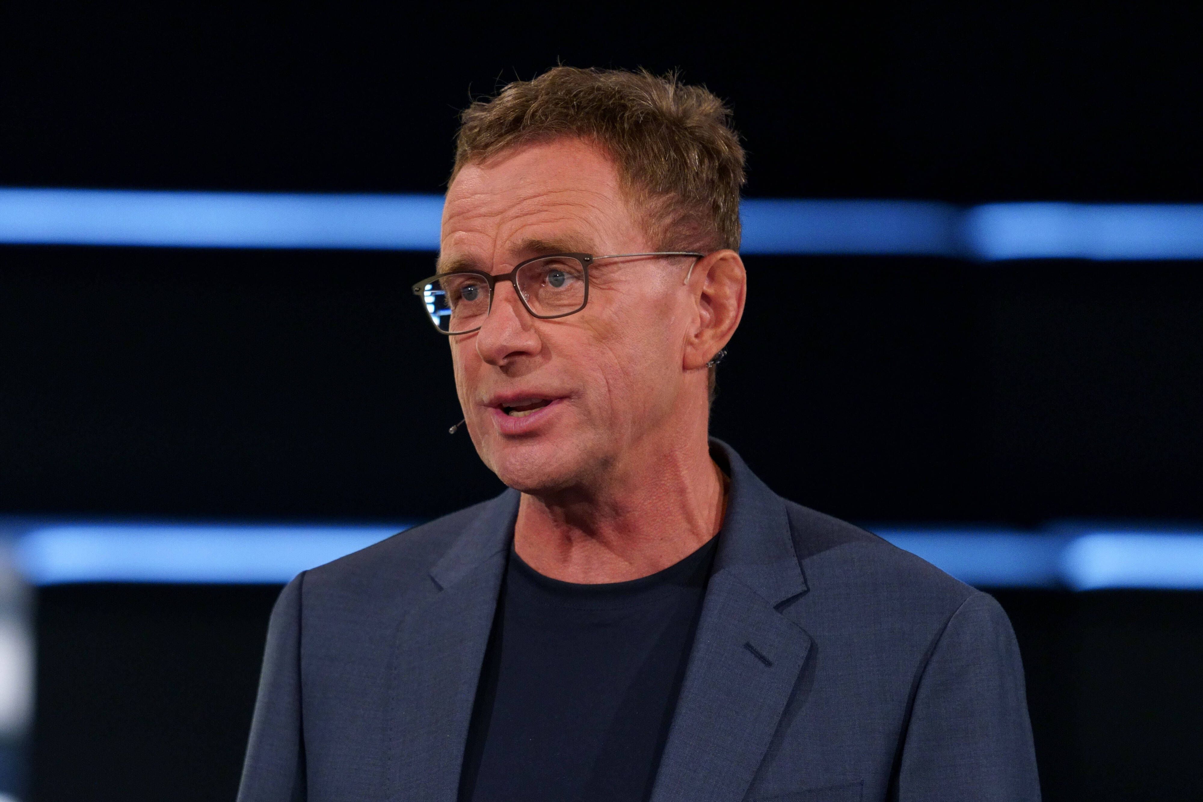 Ralf Rangnick zu Gast im Sportstudio am 20.August 2021.