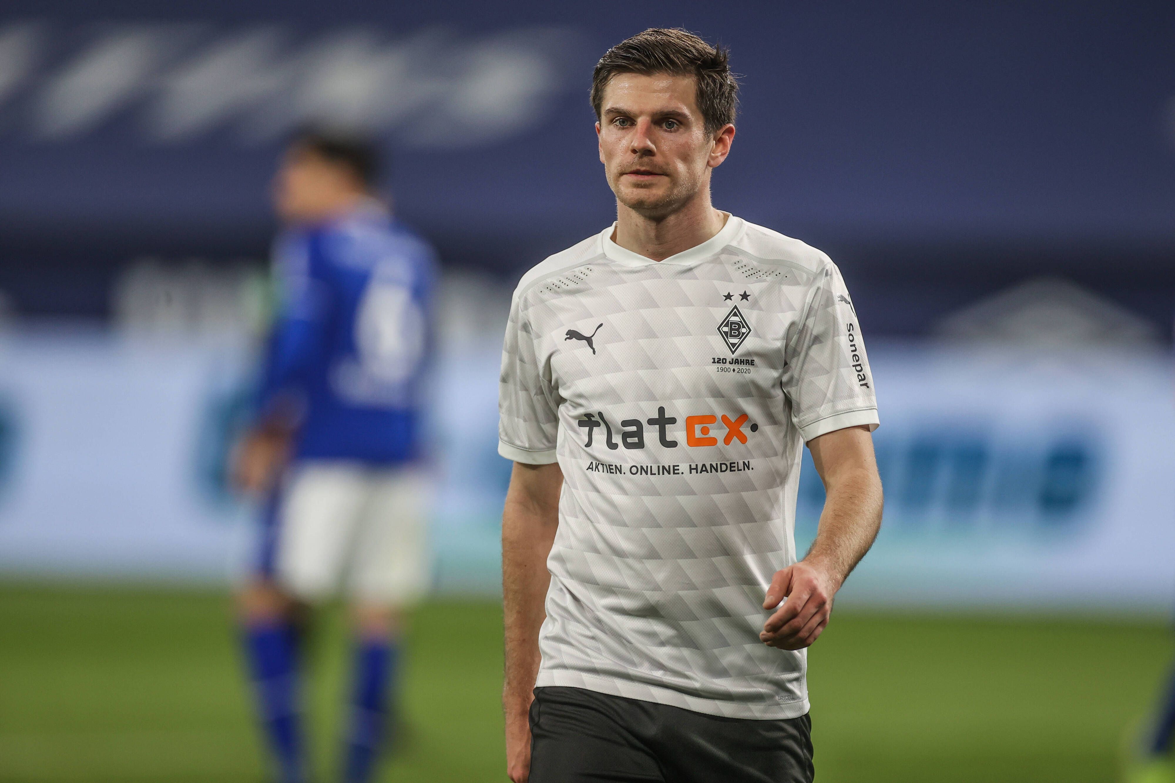 Gladbachs Jonas Hofmann im Bundesligaspiel der Gladbacher beim FC Schalke 04 am 20. März 2021.