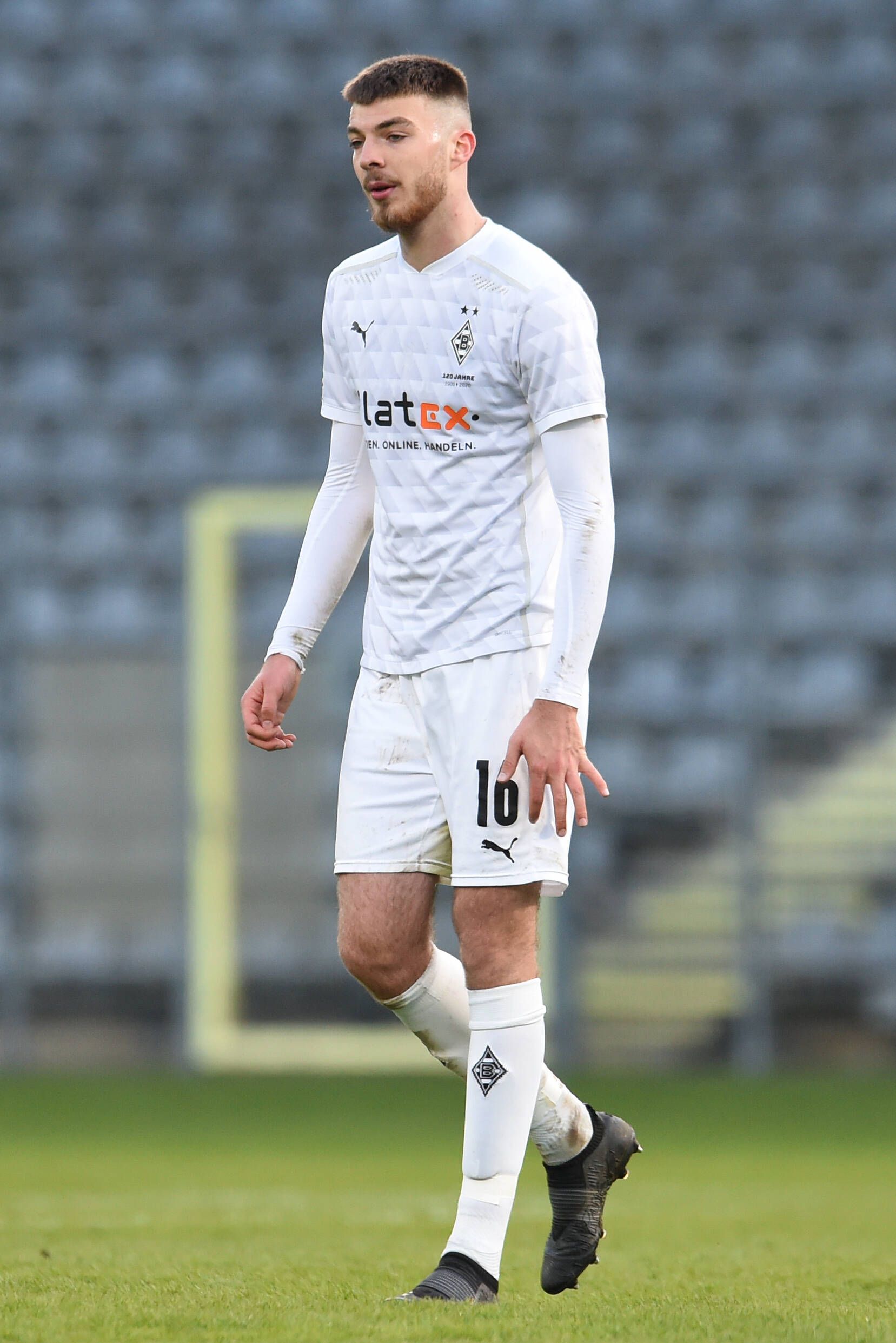 Gladbachs U23-Fohlen Julian Niehues im Spiel seiner Mannschaft am 14. April 2021.