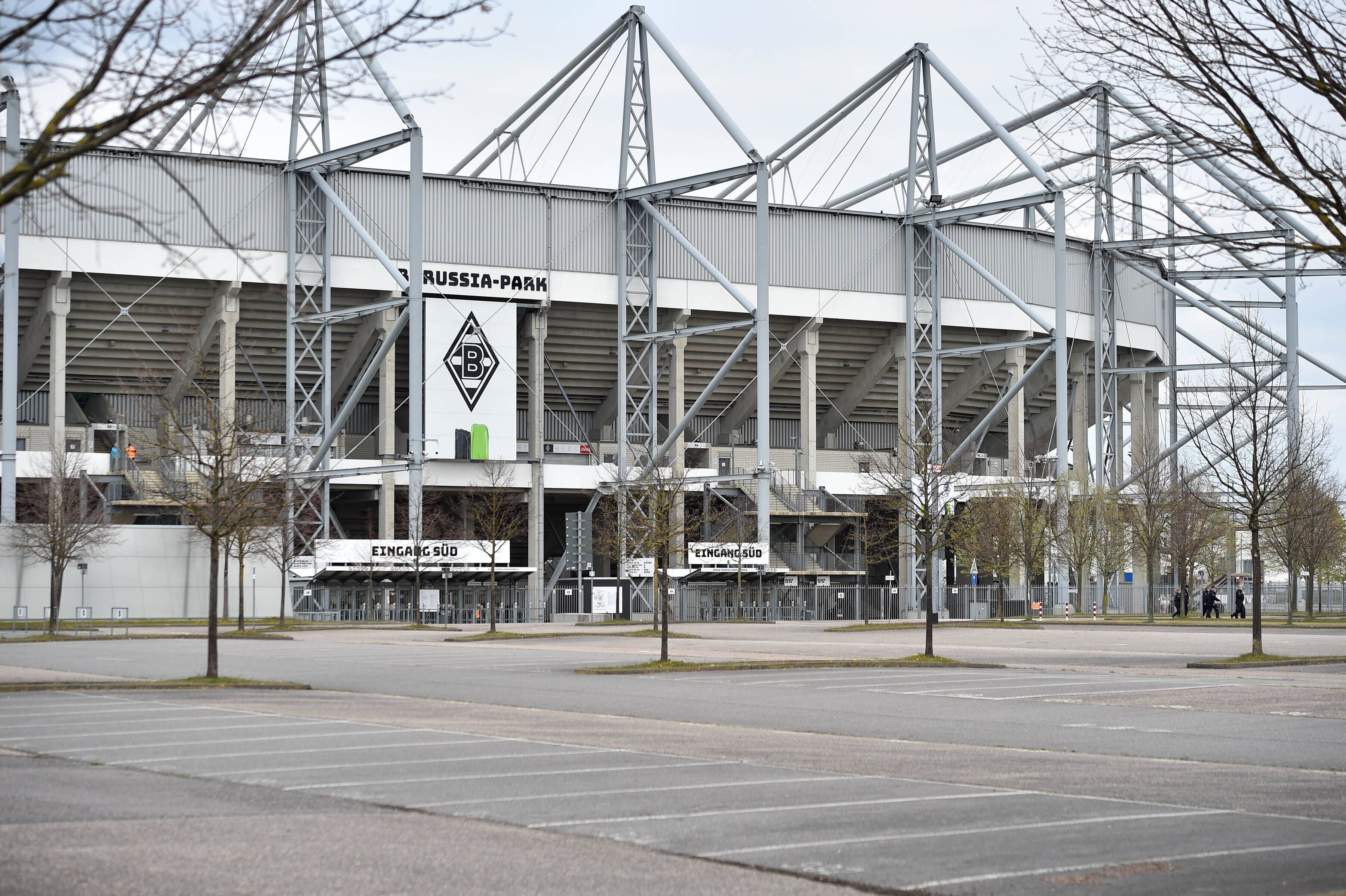 Der Borussia-Park beim Spiel zwischen dem VfL und Eintracht Frankfurt am 17. April 2021.